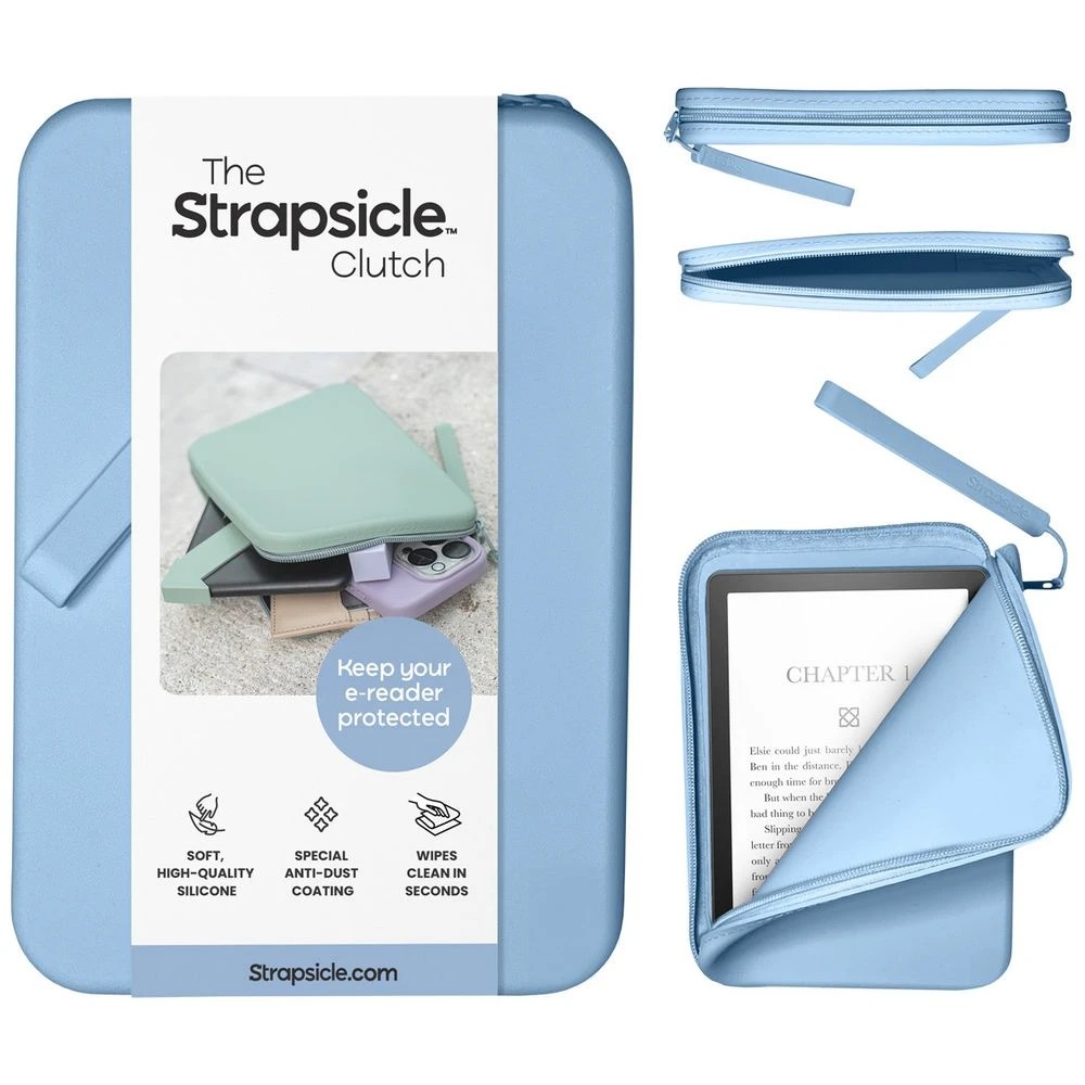 1 Strapsicle Clutch for Kindle Bondi Blue, 1 of 3
