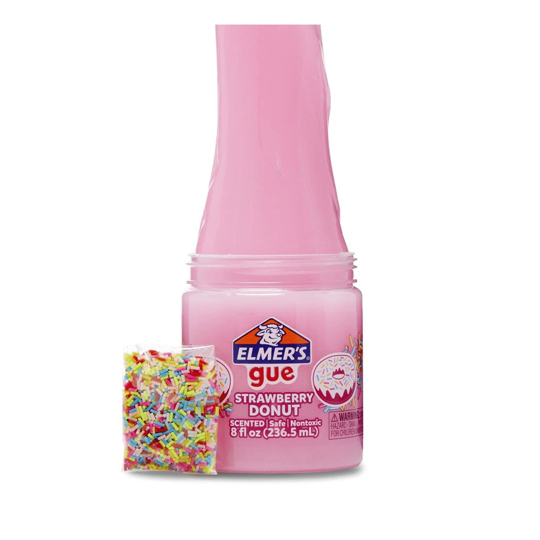 2 Elmer's Premade Slime Strawberry Donut Mix-in Gue 236.5mL, 2 of 6