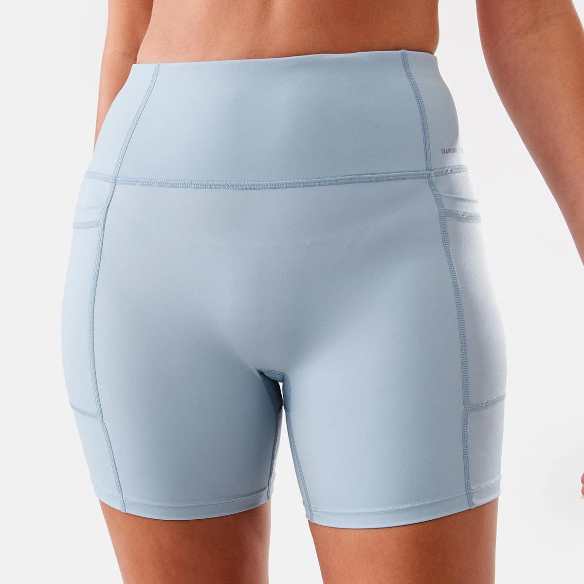 1 Active Womens Train Bike Shorts Moon Blue, 1 of 6