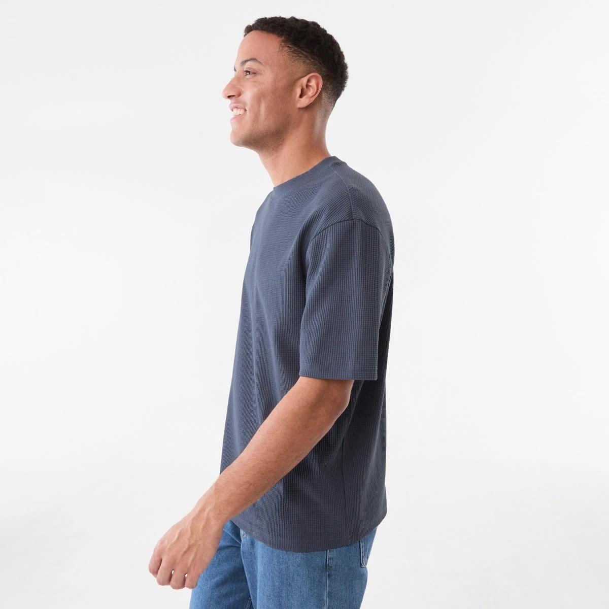 2 Oversized Waffle T-shirt FADED OMBRE, 2 of 5