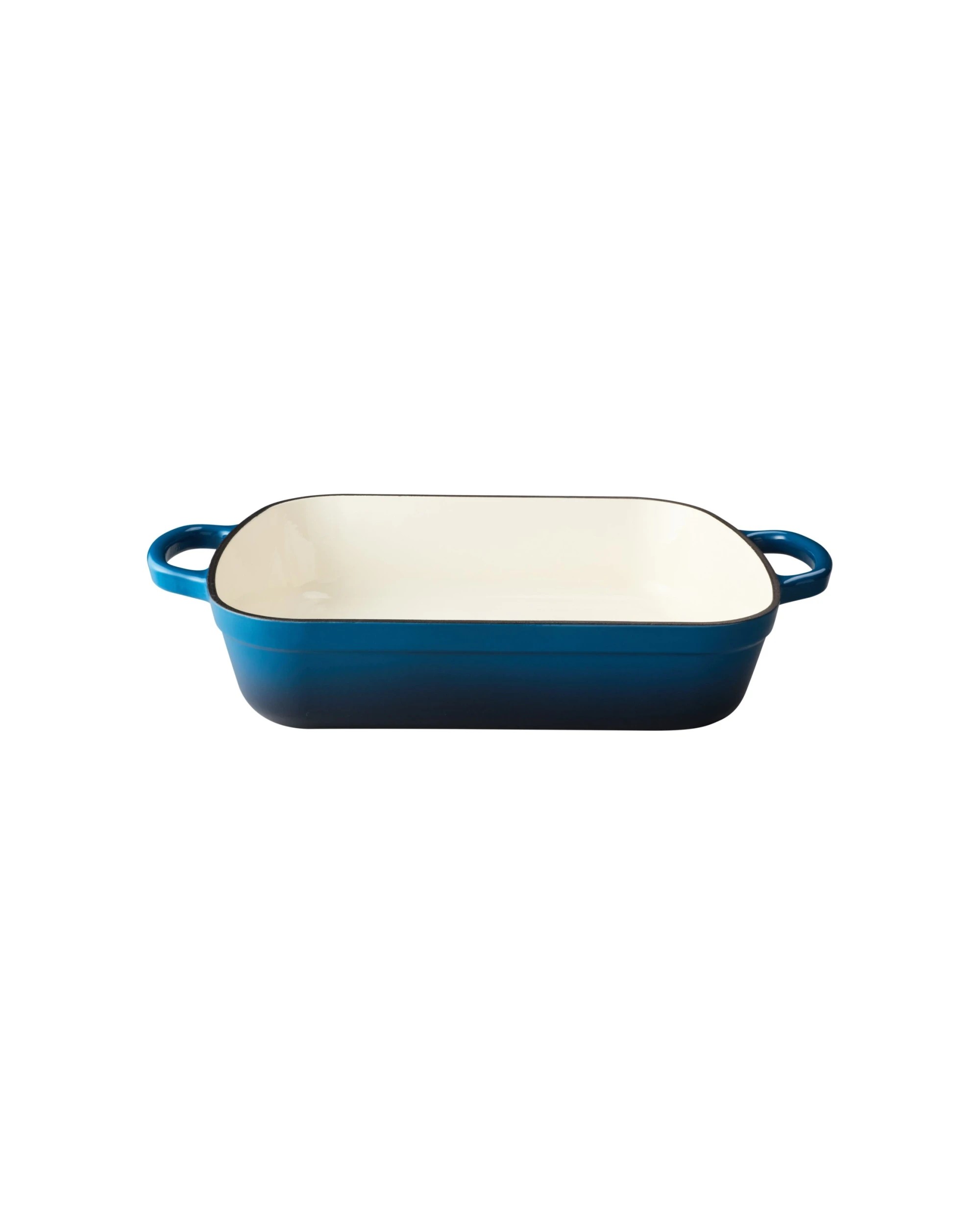 1 Maxwell & Williams Cast Iron Roaster Durable Oven Bakeware 33x25cm/5L Midnight - Blue, 1 of 6