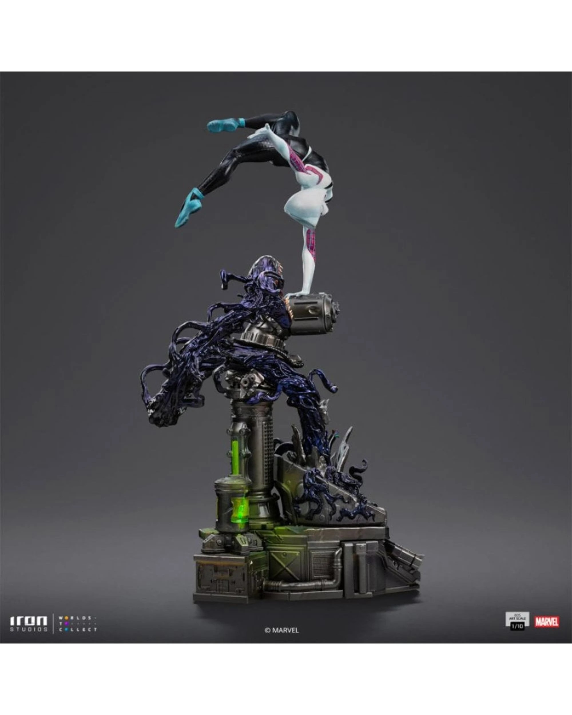 6 Marvel Spider-Man Ghost-Spider 1:10 Scale Statue, 6 of 9