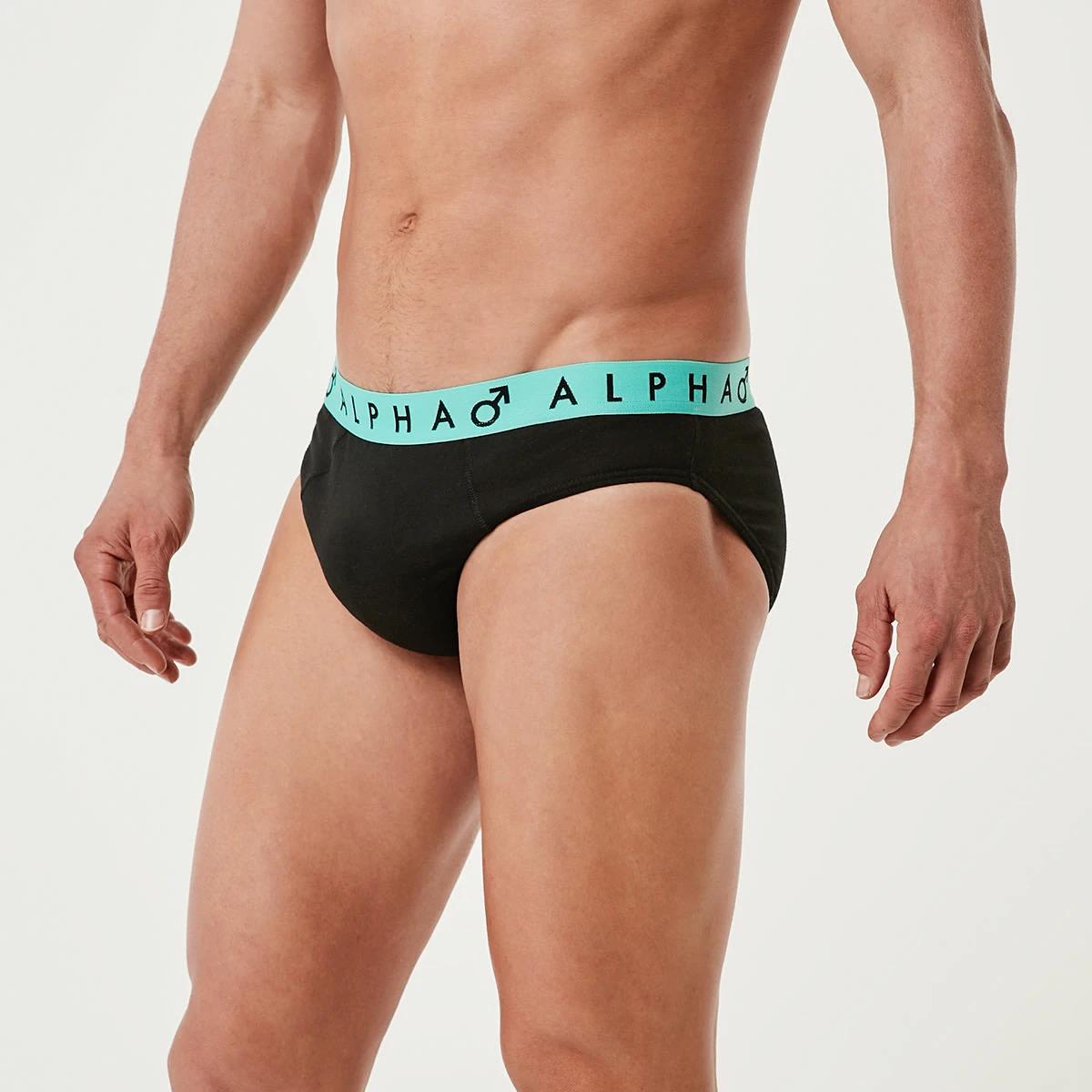 8 5 Pack Attached Elastic Hipster Briefs BLACK BRIGHT, 8 of 10