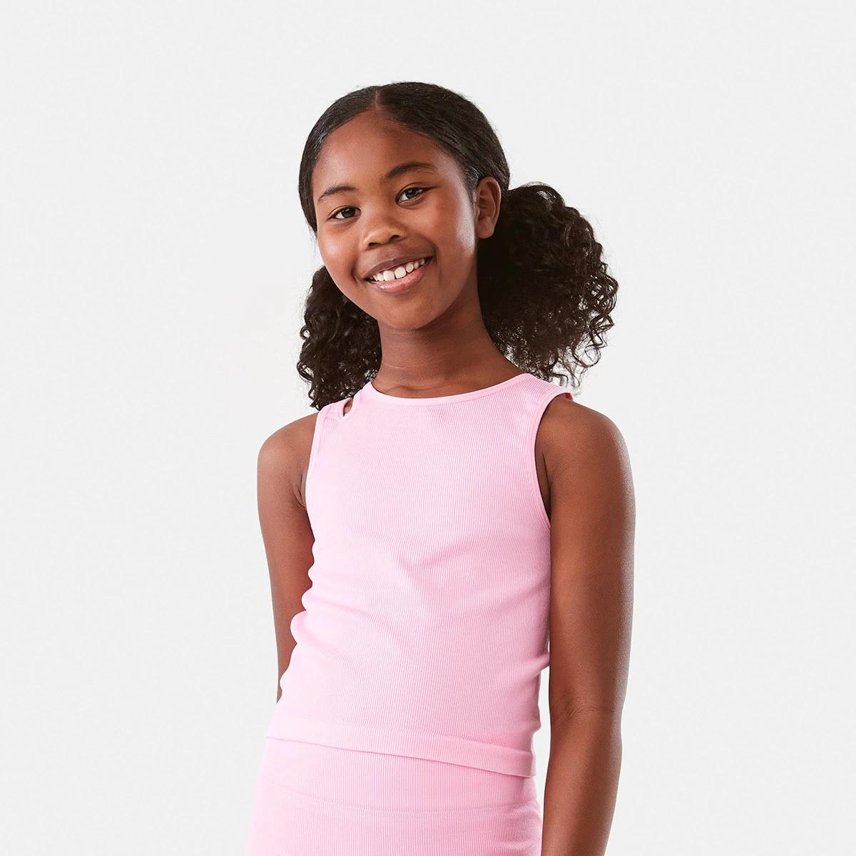 1 Active Kids Seam Free Tank Pris Pink, 1 of 10