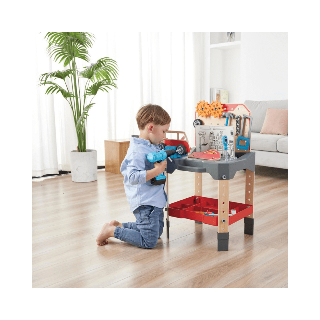 3 Hape Toys Hape Vehicle Service And Repair Workbench, 3 of 3