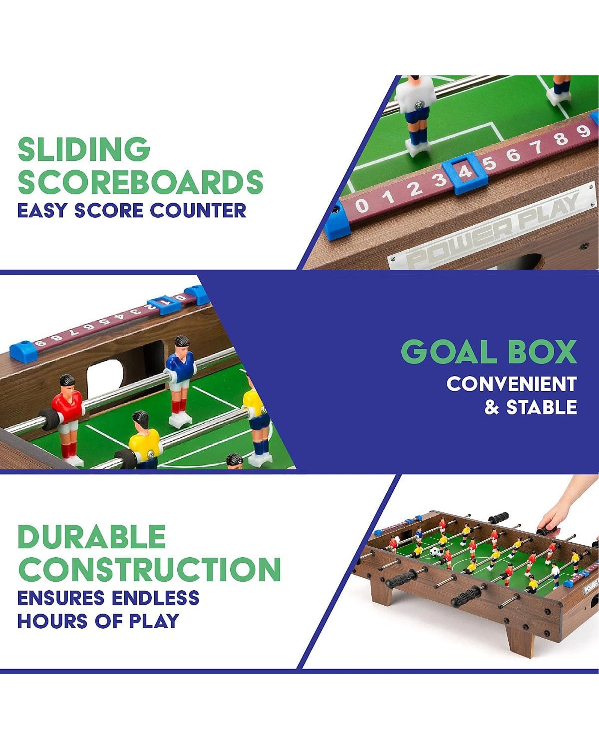 3 Power Play 27 inch Football Game Table, 3 of 5