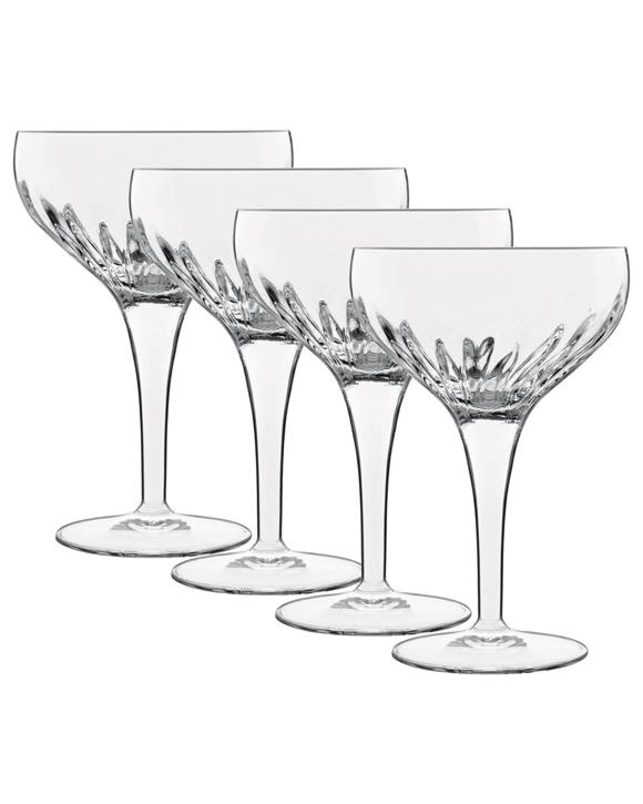 Luigi Bormioli Mixology Cocktail Glasses 225ml 4 Pack - Clear