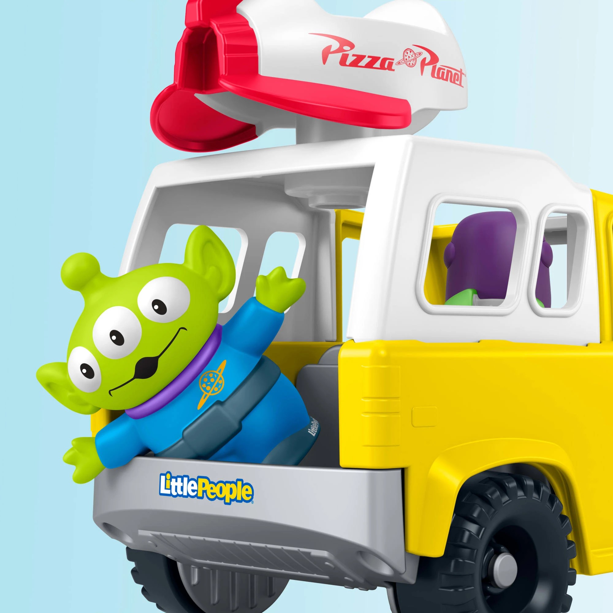 4 Fisher-Price Little People Disney & Pixar Toy Story Pizza Planet Truck & Buzz Lightyear Toy Pack, 4 of 6