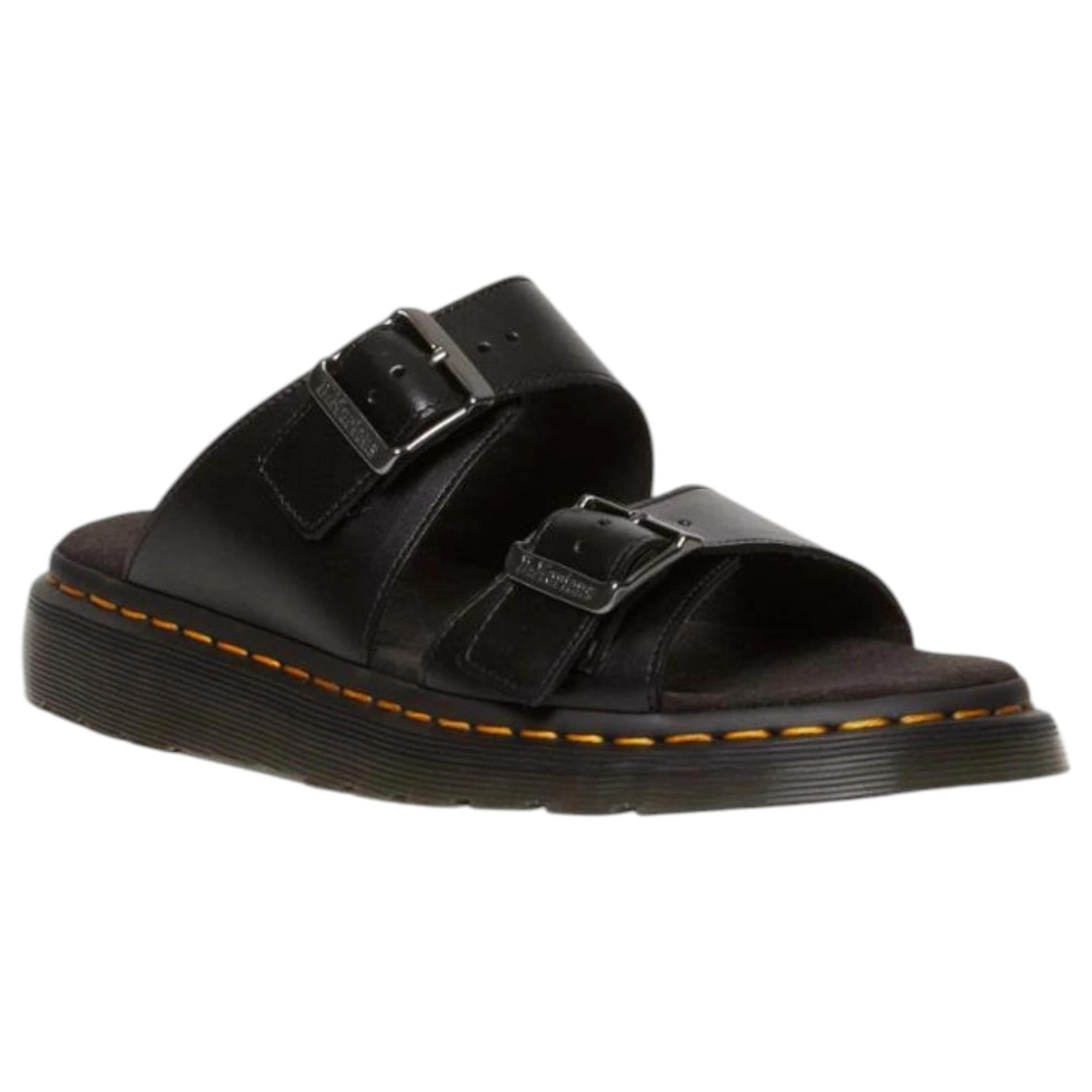 1 Dr. Martens Mens Josef Analine Sandals Shoes BLACK, 1 of 7