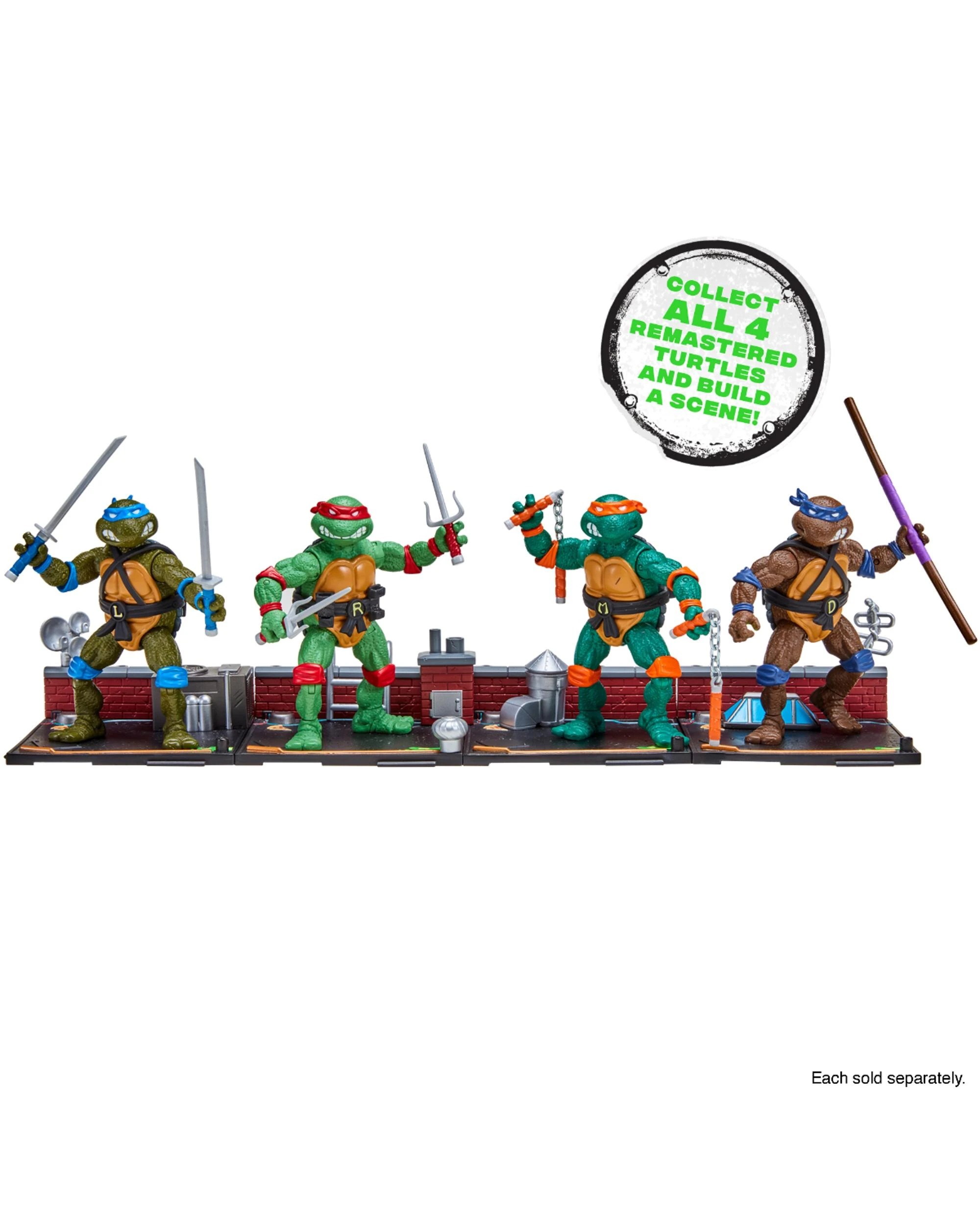 5 Teenage Mutant Ninja Turtles 1988 Remastered Leonardo Action Figure, 5 of 7