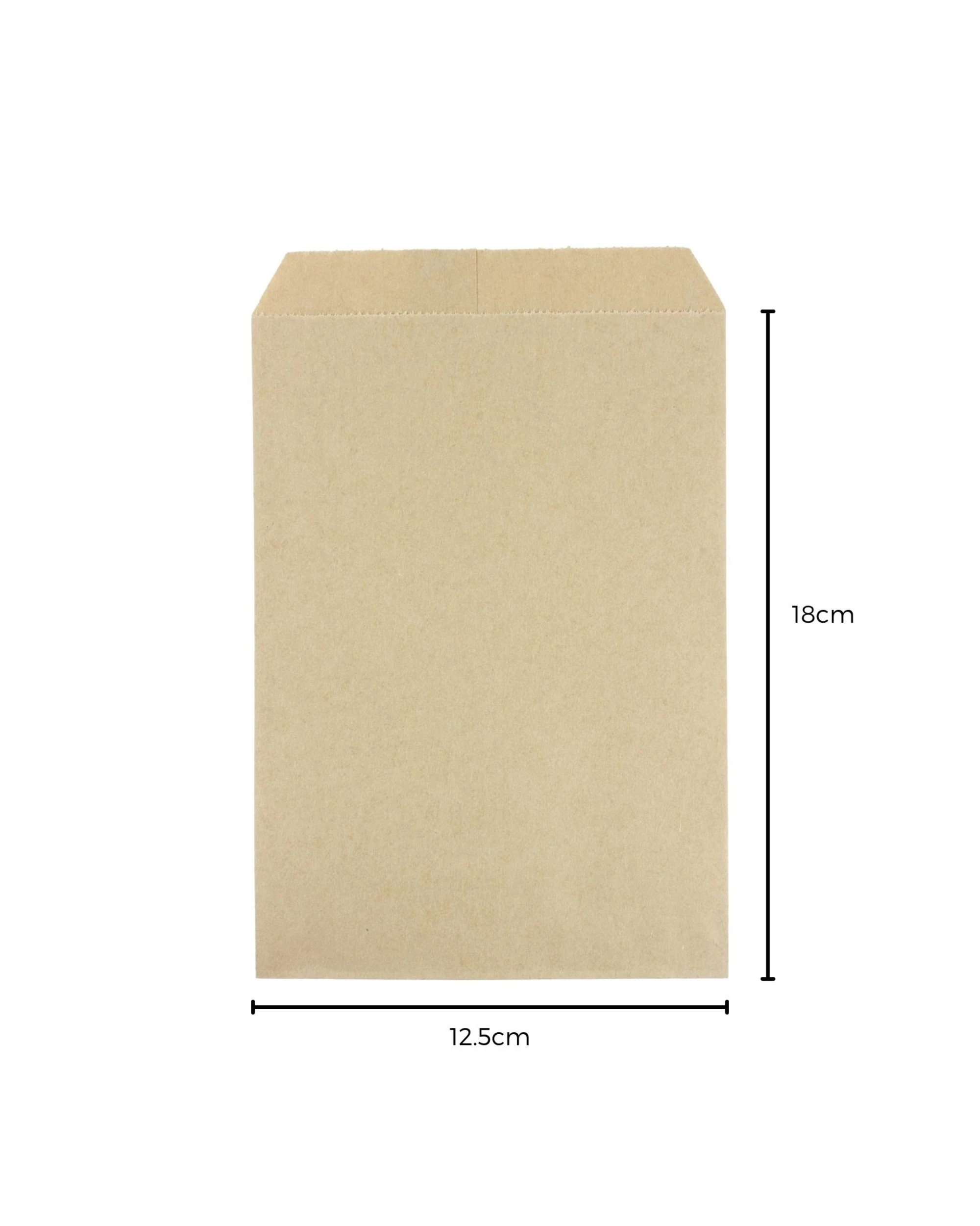 2 Durmaz Kraft Paper Treat Bags 18cm Pack of 30 - Brown, 2 of 2