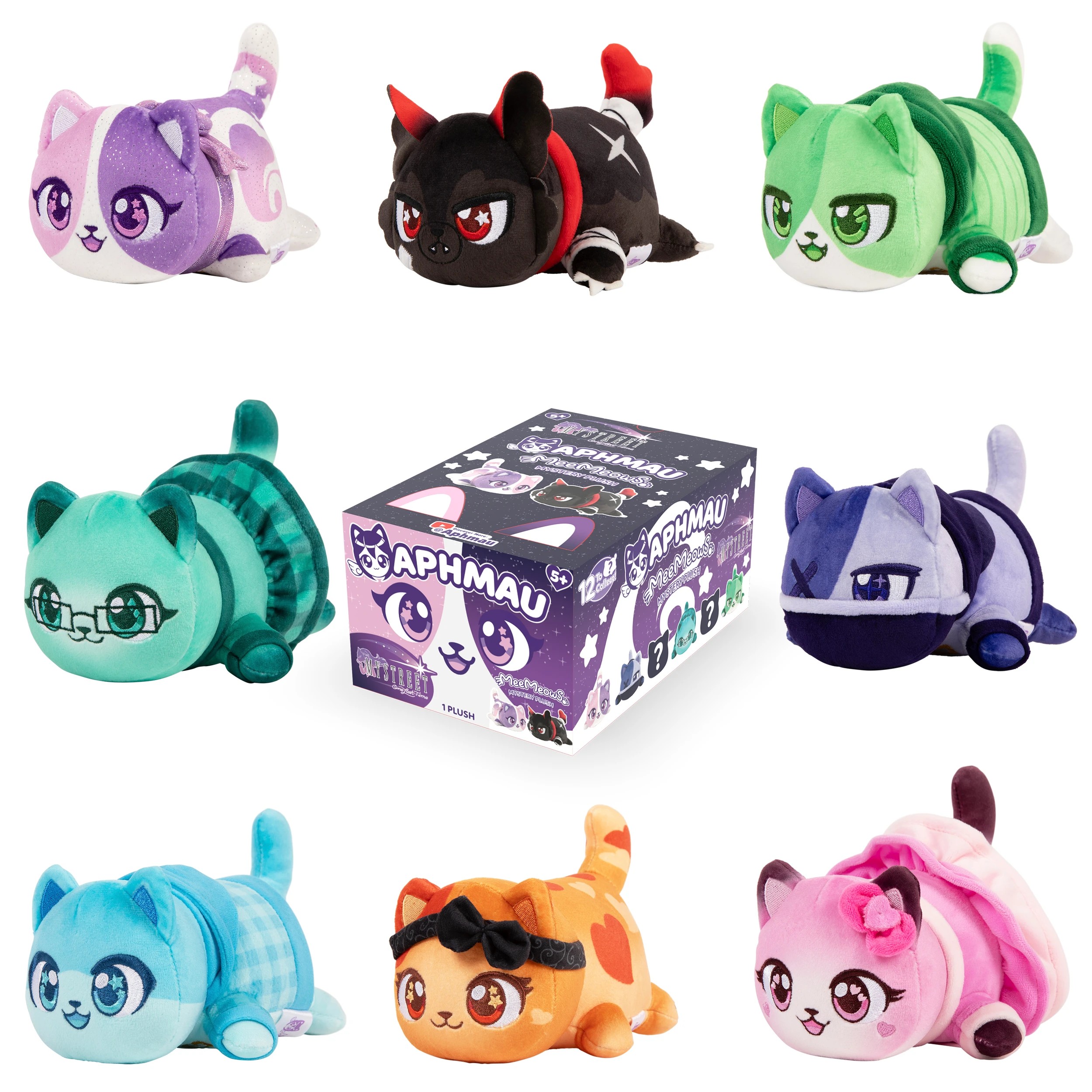 1 15cm Aphmau MeeMeows Mystery Plush Toy: MyStreet - Assorted, 1 of 9
