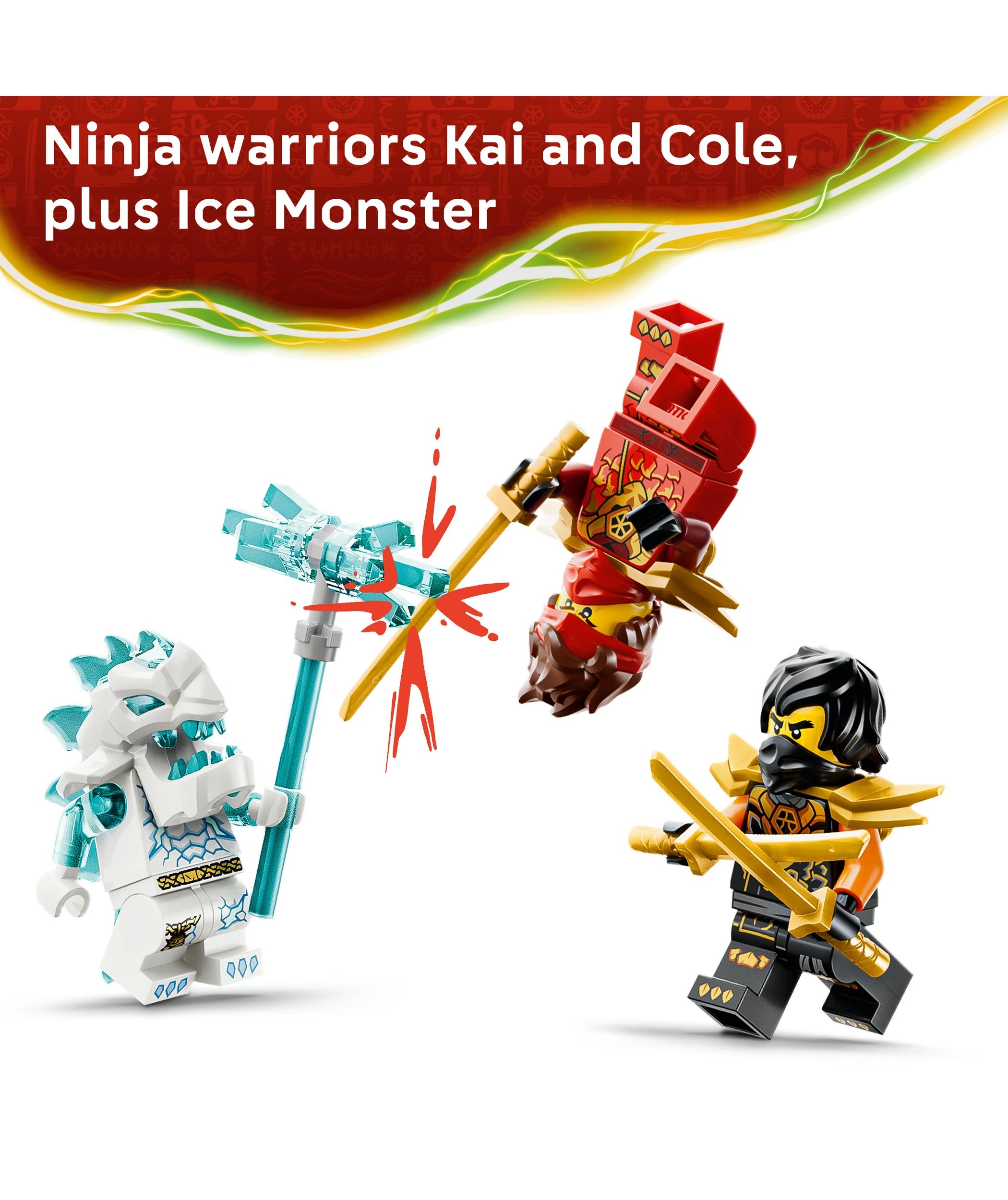 6 LEGO Ninjago Kai and Cole's Combiner Vehicles 71864, 6 of 9