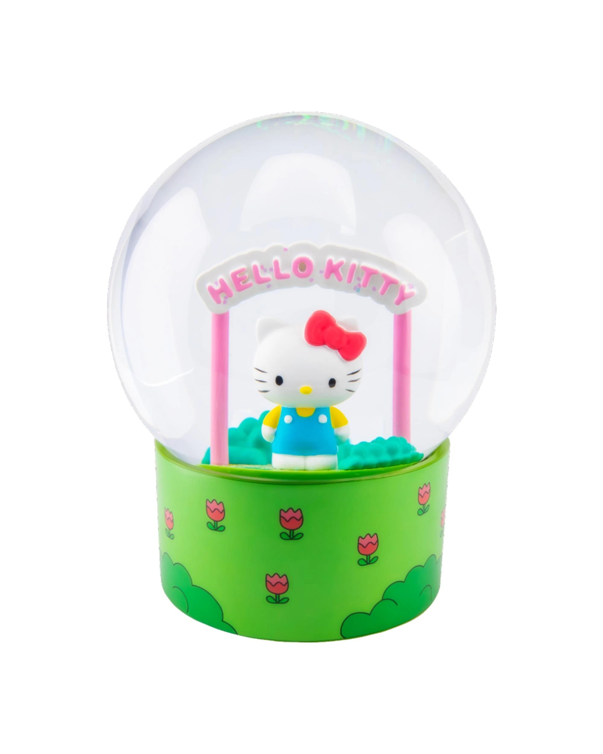 1 Hello Kitty and Friends Hello Kitty with Sign Glitter Snowglobe, 1 of 4