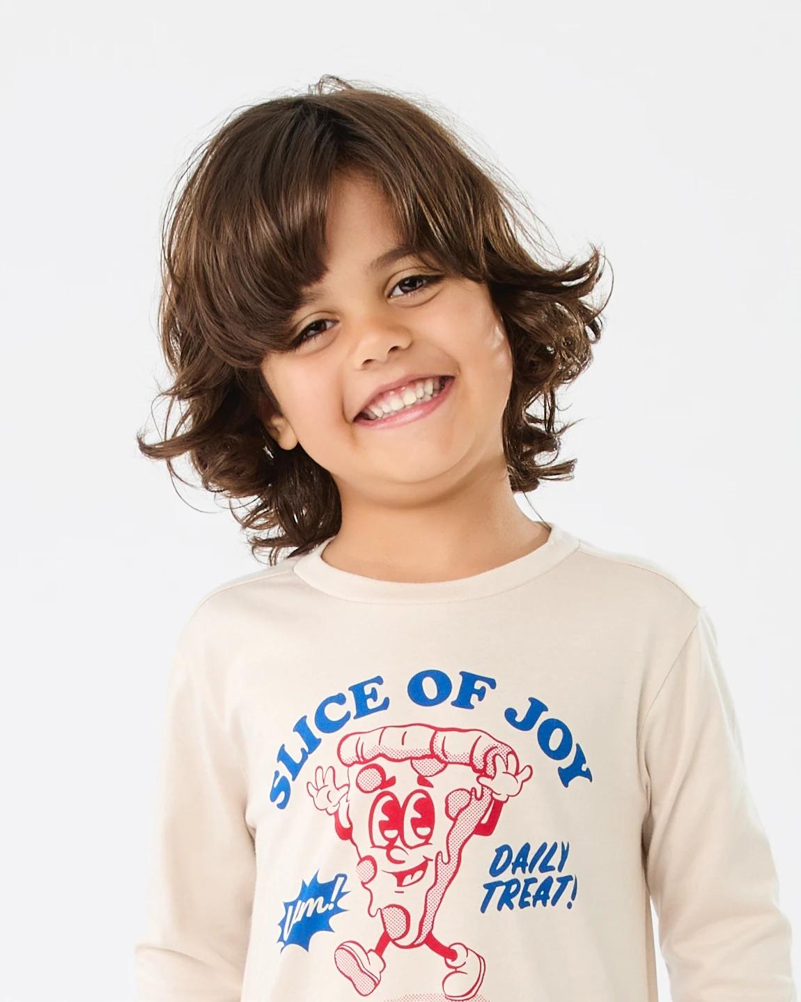 3 Long Sleeve Print T-shirt Bge Food, 3 of 7