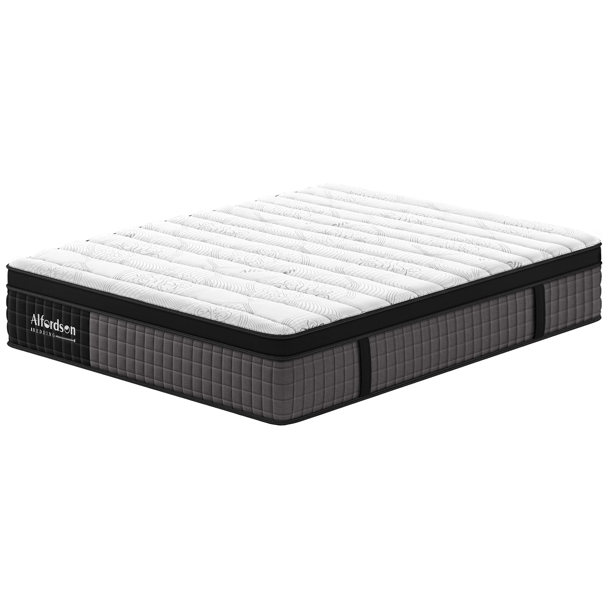 1 Alfordson Mattress 9 Zone Pocket Spring Euro Top 34cm - King Bed, 1 of 10