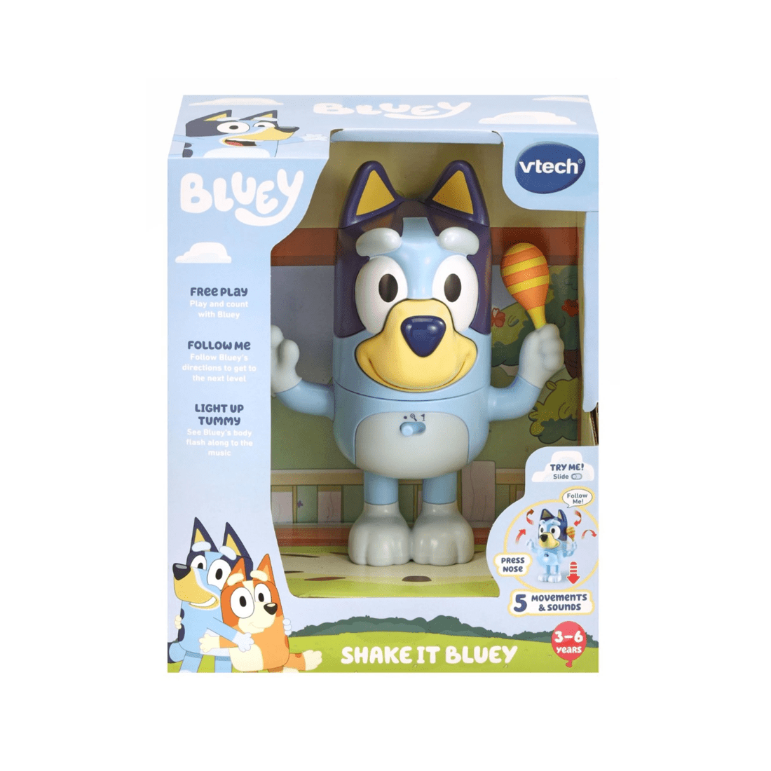 1 VTech Electronics VTech Bluey Shake It Bluey, 1 of 3