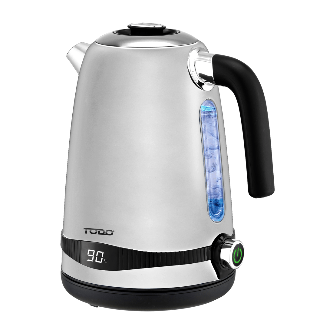 2 TODO 1.7L Stainless Steel Cordless Kettle Keep Warm Electric Led Water Jug - Silver, 2 of 6
