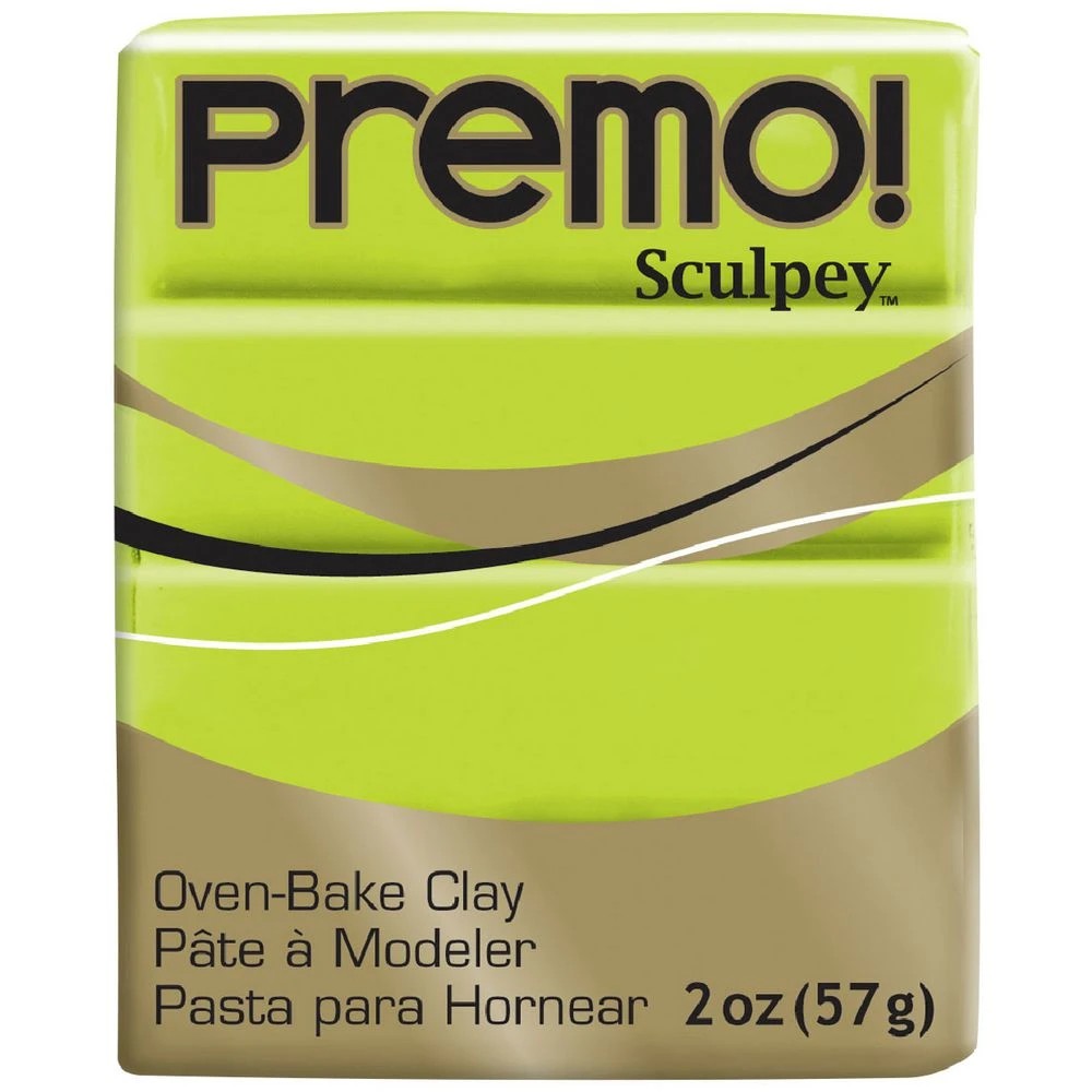 1 Sculpey Premo Modelling Clay Wasabi 57g, 1 of 3