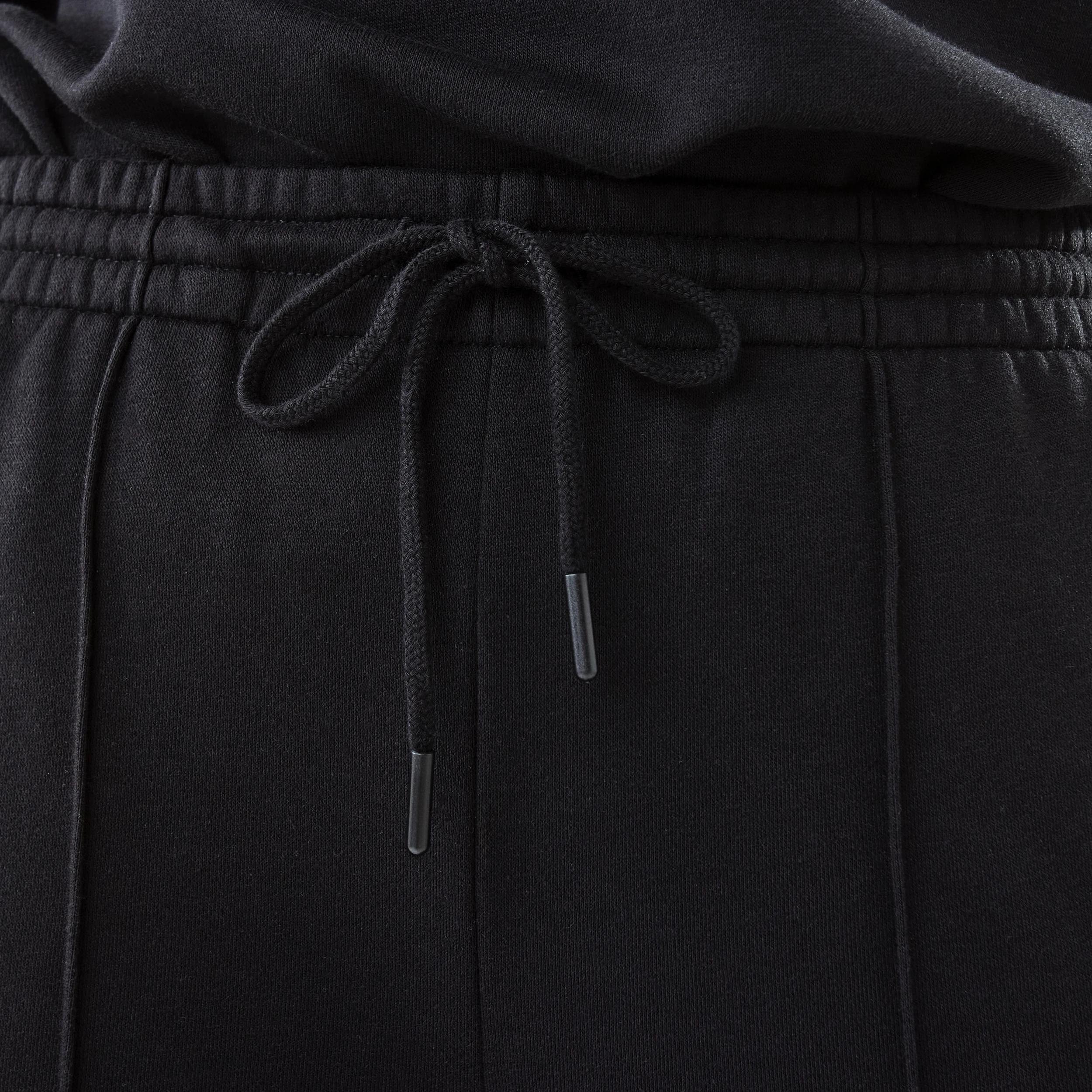 6 Active Womens French Terry Trackpants BLACK, 6 of 8