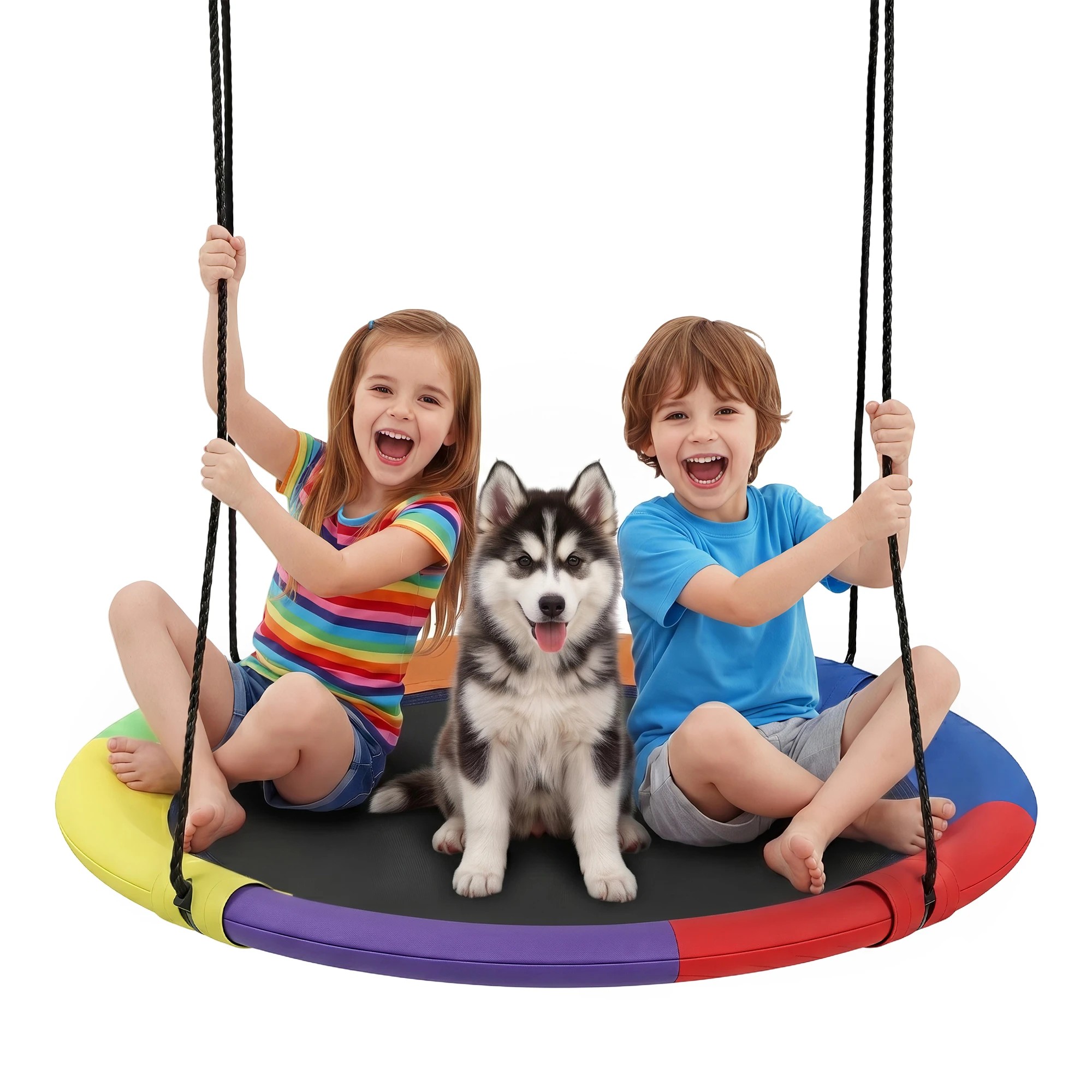 1 Gardeon Tree Swing Hammock 100cm for Backyard Porch Outside Playground - Multi, 1 of 8