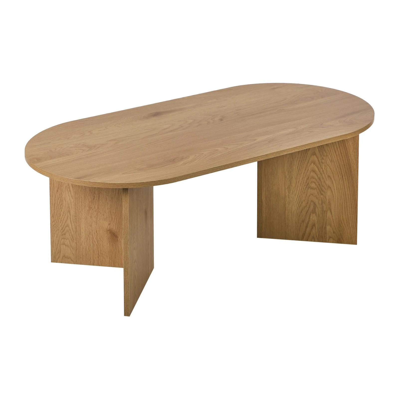 8 Oikiture Coffee Table Oval - Natural, 8 of 10