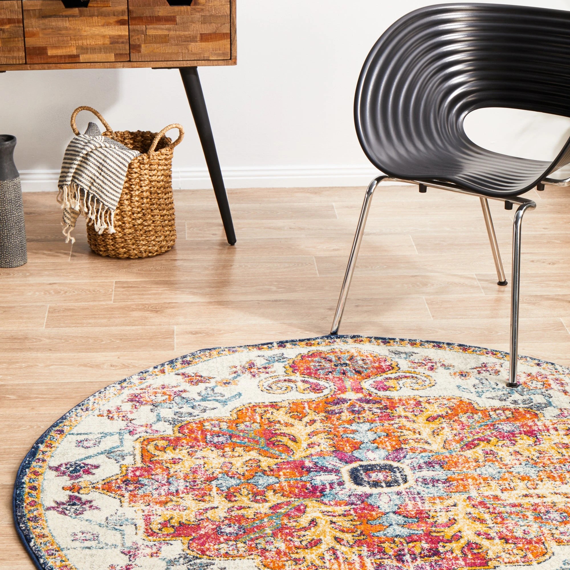 4 Common Ground Rugs Encore 254 150x150cm - White, 4 of 9