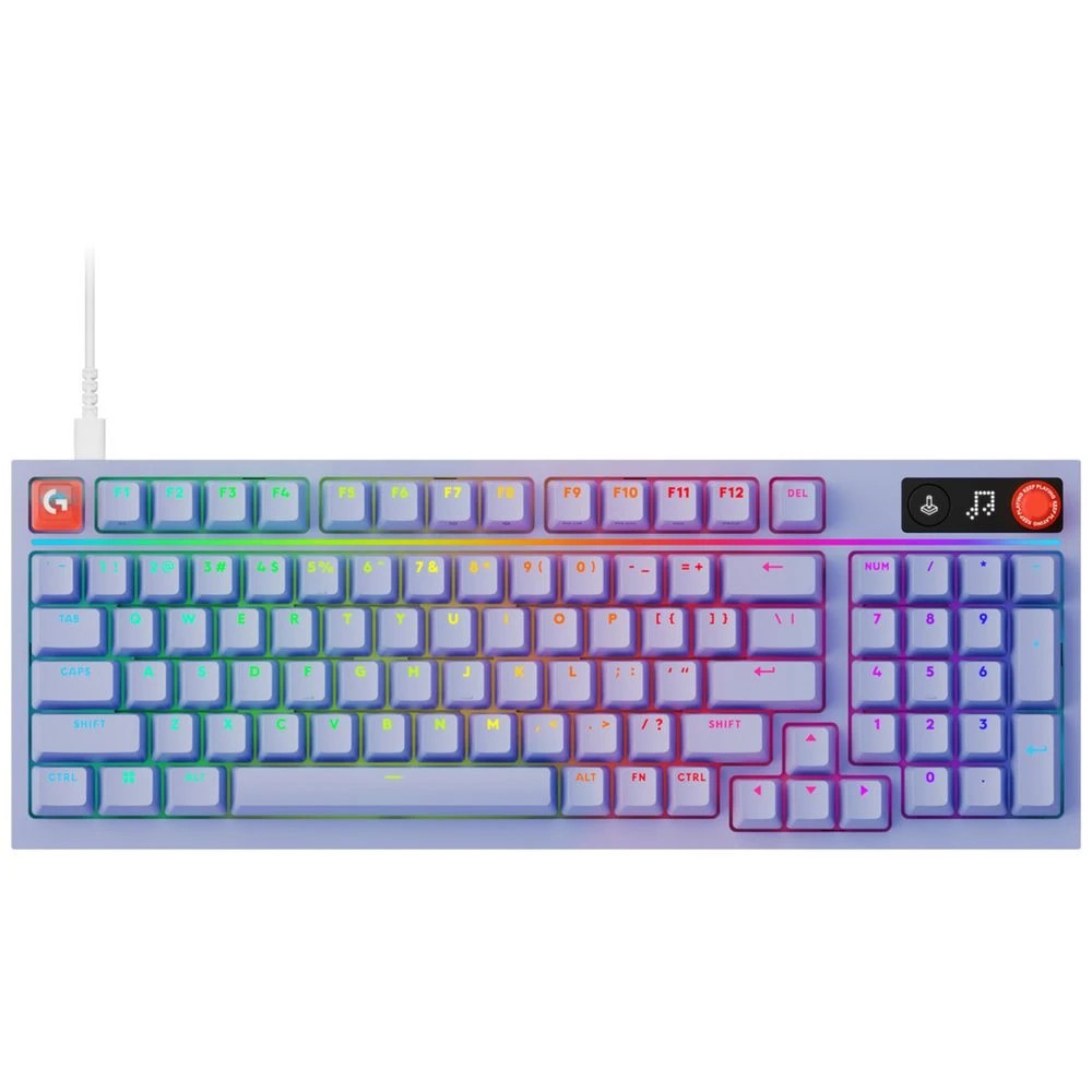 Logitech G G316 X 98 Mechanical Gaming Keyboard Lilac - Kmart