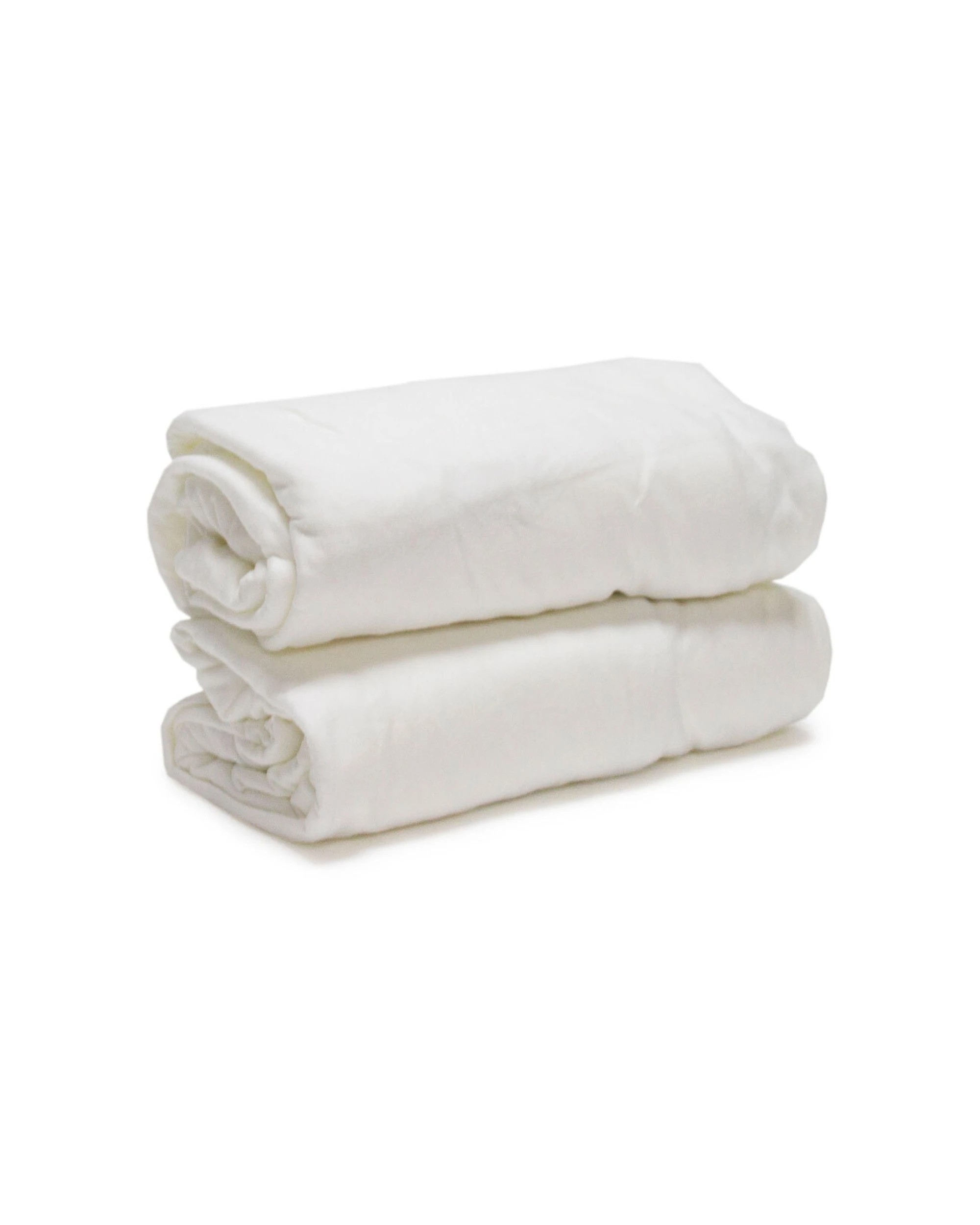 2 Onkaparinga 2PK Baby Cotton Jersey Sleeping Wraps - White, 2 of 4