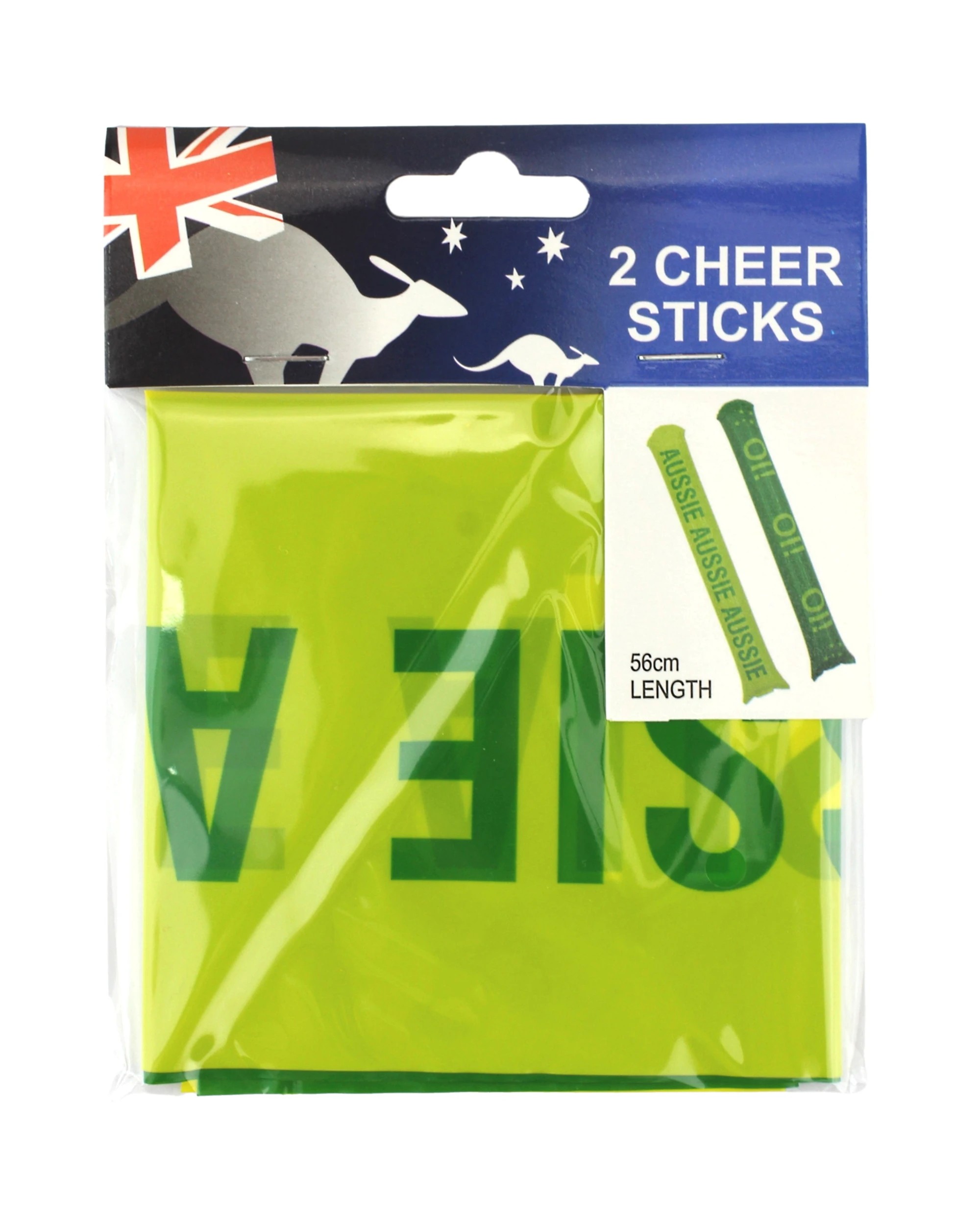 2 Party Planet Inflatable Aussie Cheer Sticks Pack of 2, 2 of 2