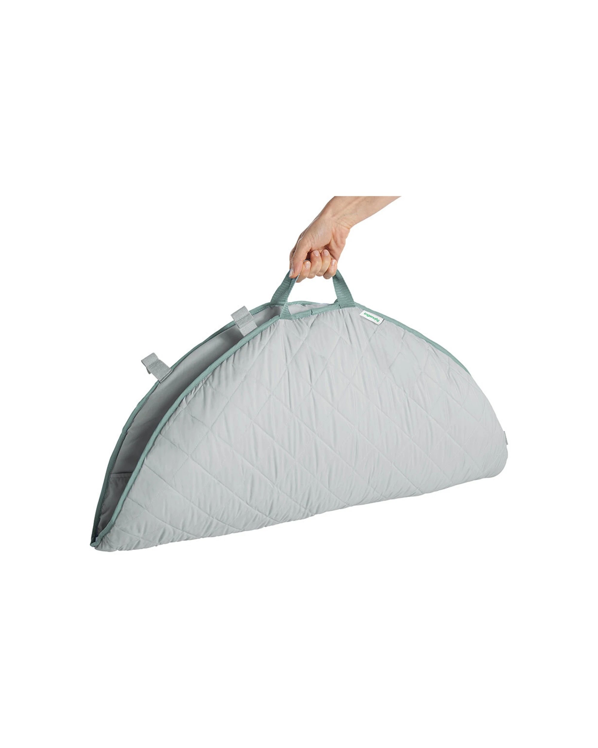 3 Ingenuity Cozy Spot Reversible Duvet Activity Gym Loamy Baby Play Mat
 - Natural, 3 of 8