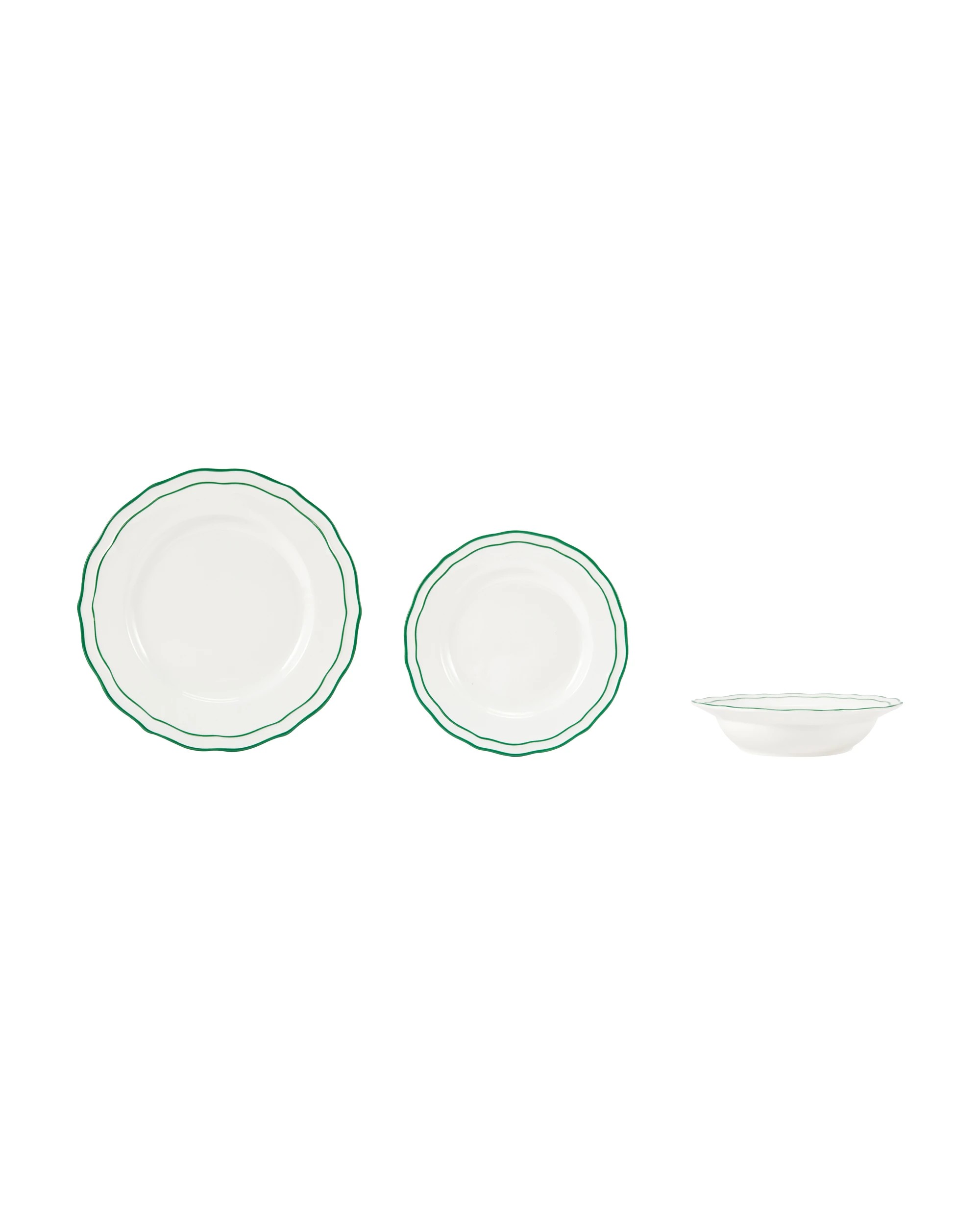 2 Green Edge 12 Piece Dinner Set, 2 of 8