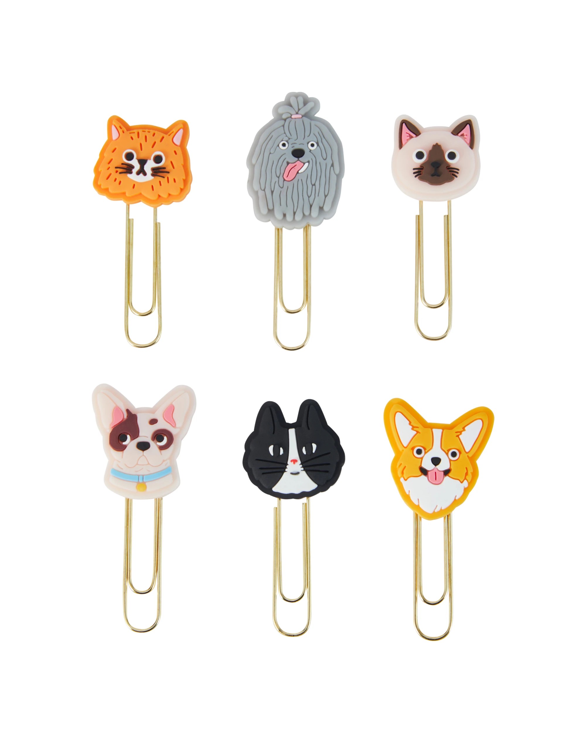 1 6 Pack Paper Clips - Pet Animal, 1 of 3