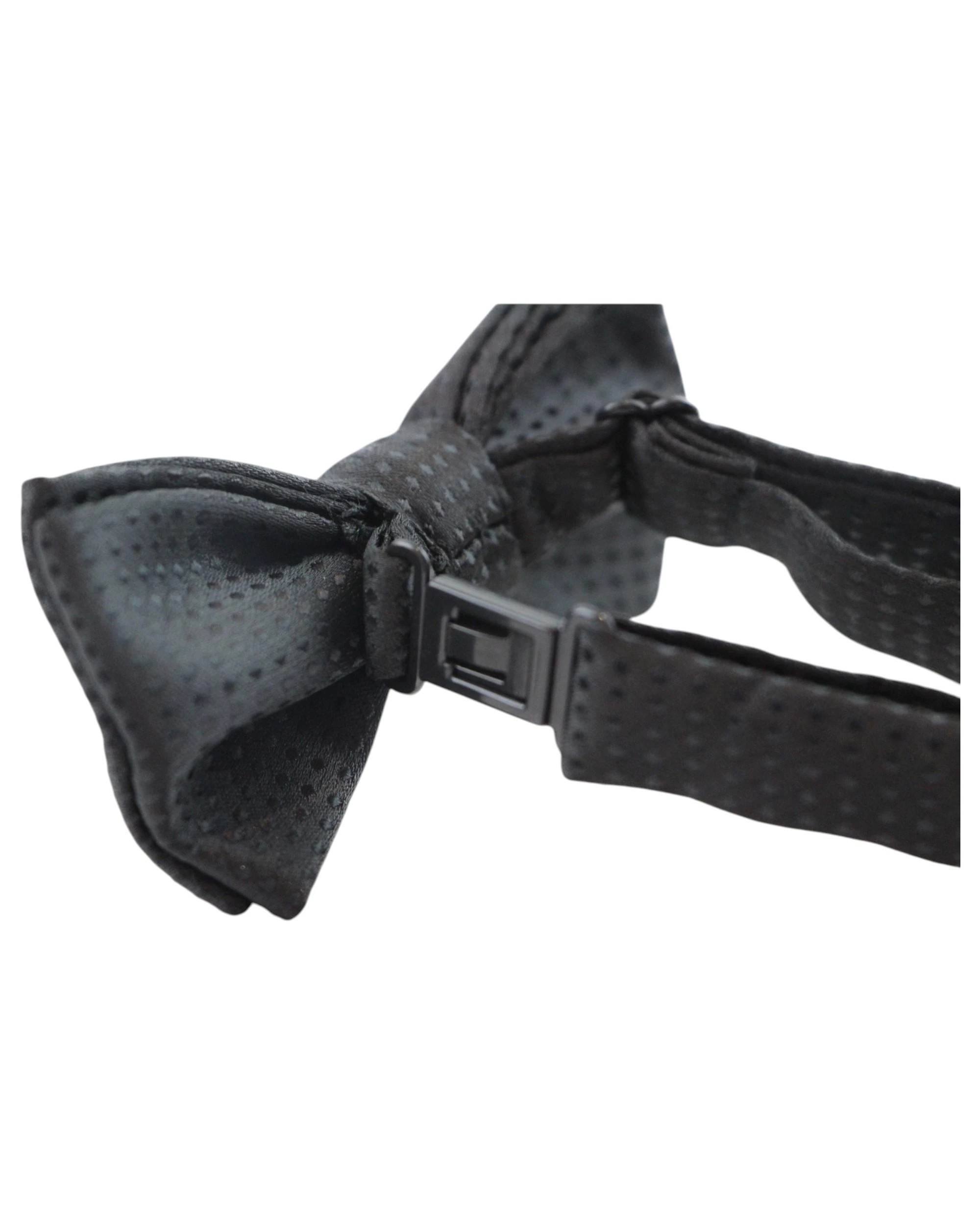 2 Zasel Boys Black Polka Dot Pattern Bow Tie, 2 of 2