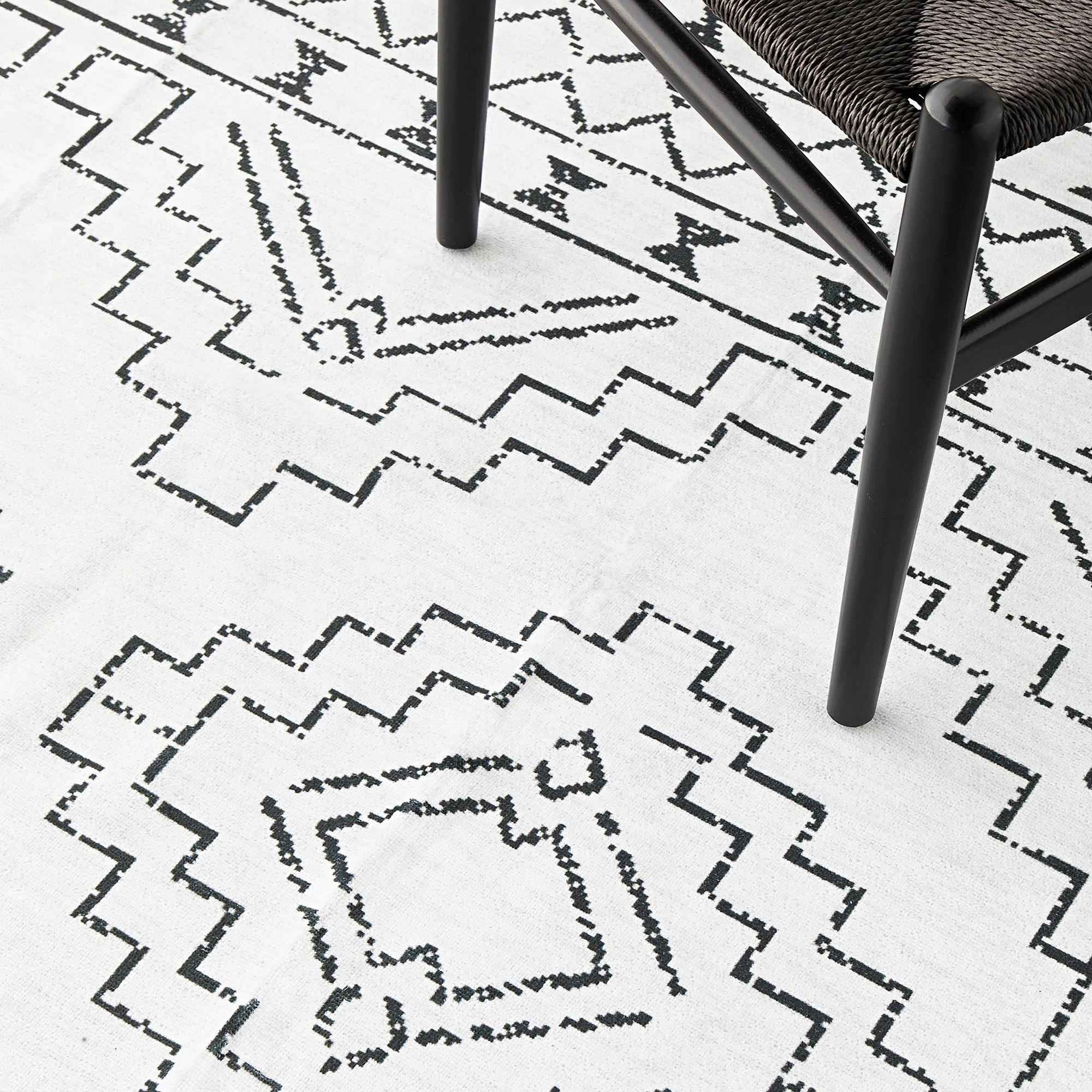 1 Common Ground Rugs Union Leeroy 300x240cm - Extra Large Washable Rug - White, 1 of 6