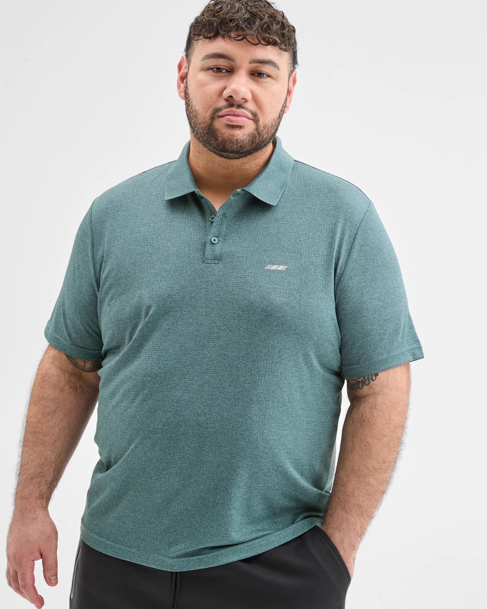 4 Target Plus Size Active Polo Top GREEN, 4 of 6