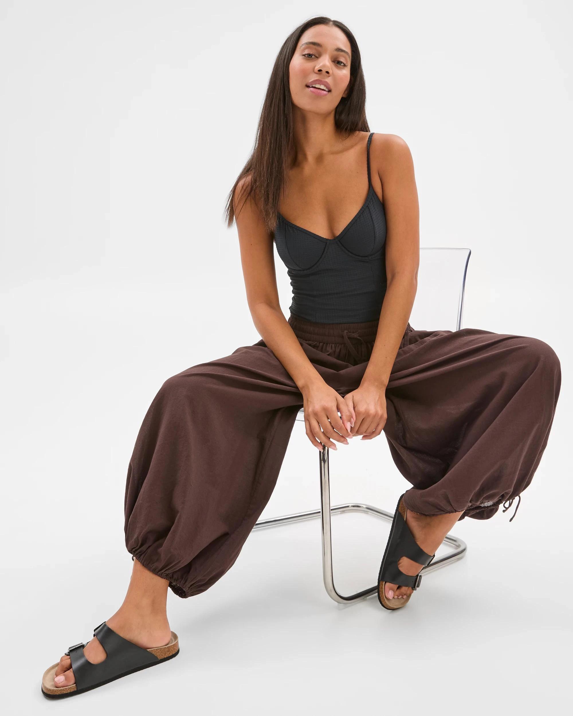 1 Target Resort Harem Pants CHOCOLATE, 1 of 6