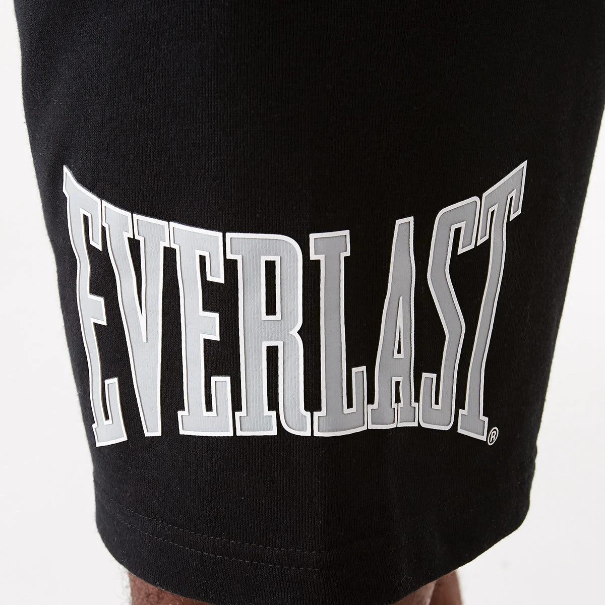 6 Everlast Mens French Terry Shorts Black, 6 of 7