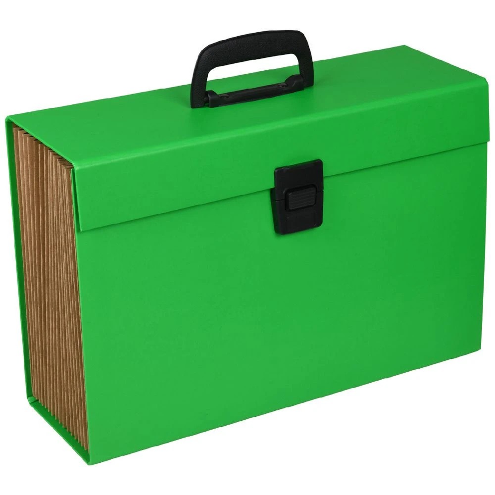 1 Keji Expanding Carry File Green, 1 of 4