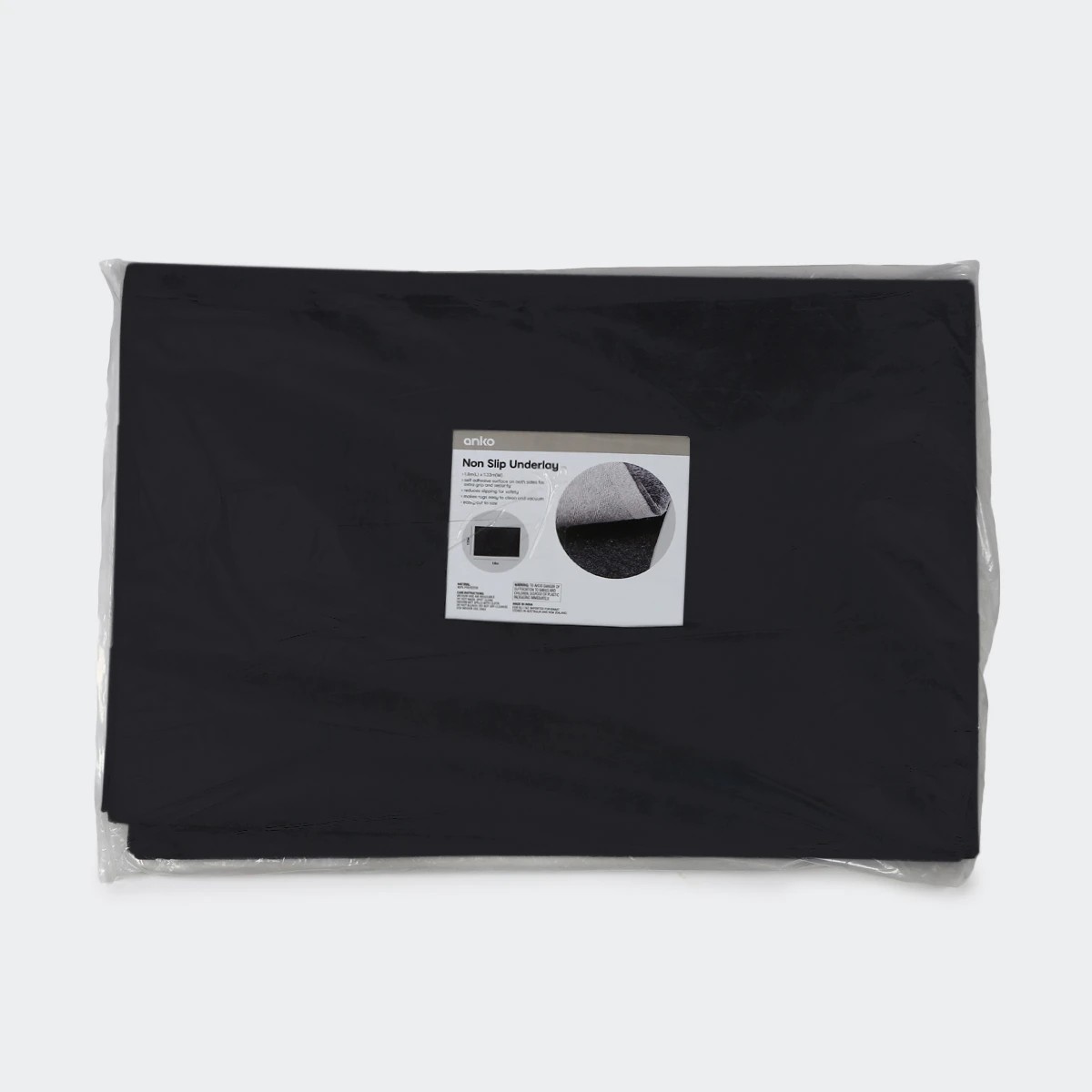 6 Medium Non-Slip Rug Underlay - Grey, 180cm x 133cm, 6 of 6