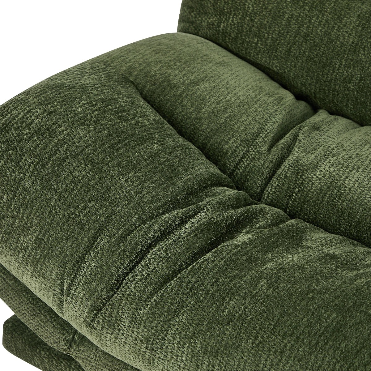 5 Oikiture 3 Seater Sofa Bed Lounge Futon Chenille - Green, 5 of 8