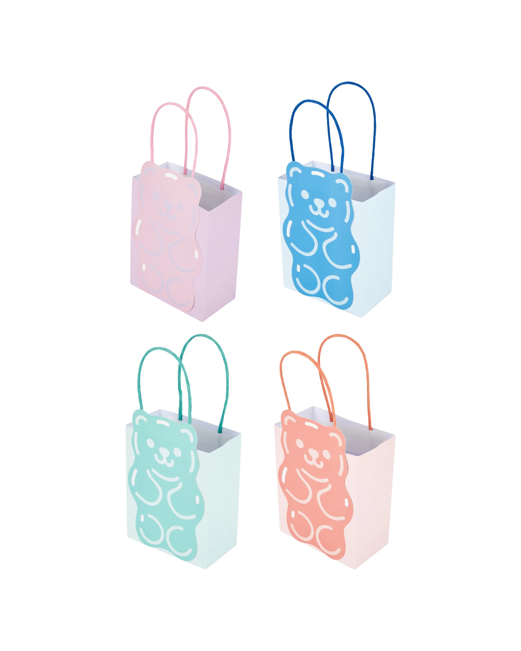 2 8 Piece Gummy Bear Shaped Loot Bags, 2 of 6