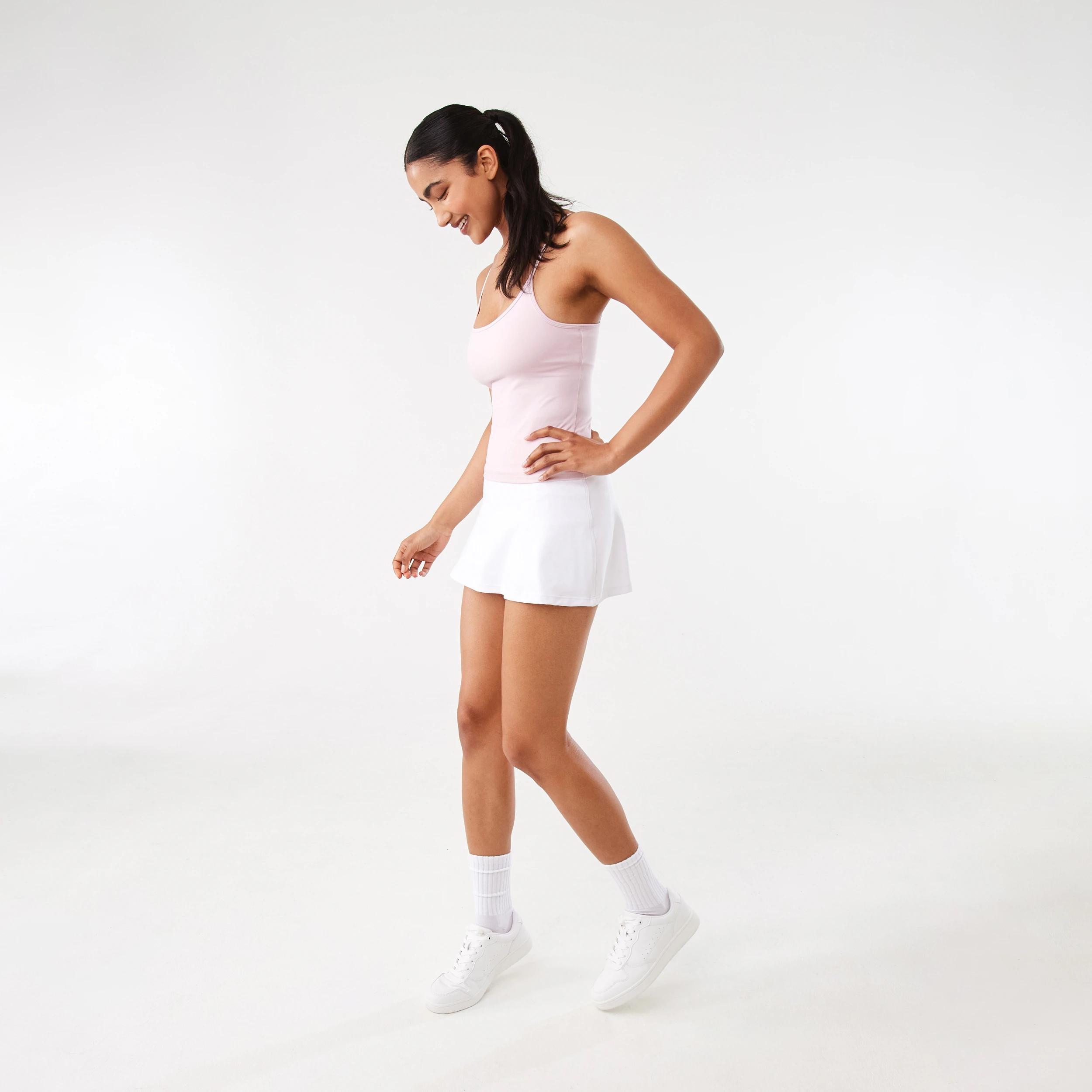 3 Active Womens Ultrasoft Shelf Tank AURA PINK, 3 of 7