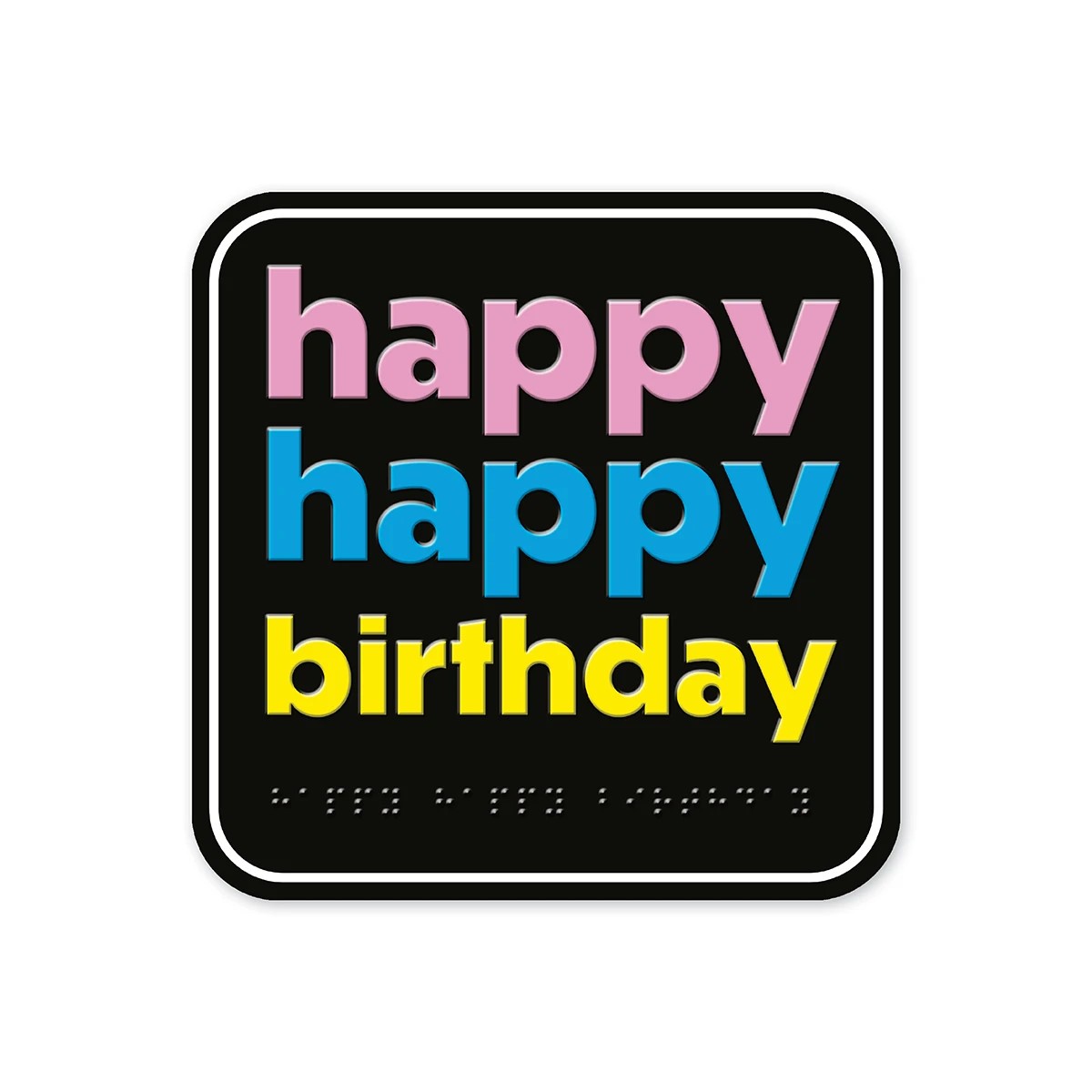 3 Hallmark Birthday Card - Happy Happy Birthday, 3 of 3