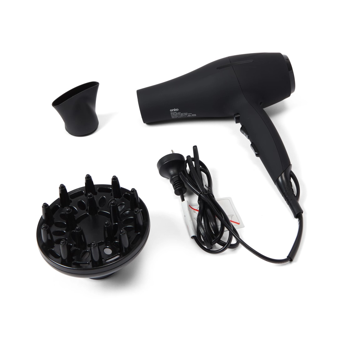 10 2000W Dryer - Black, 10 of 10