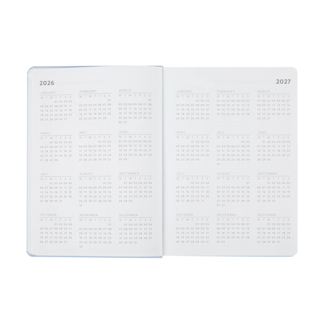 4 2026 Daily Diary - Blue, 4 of 8