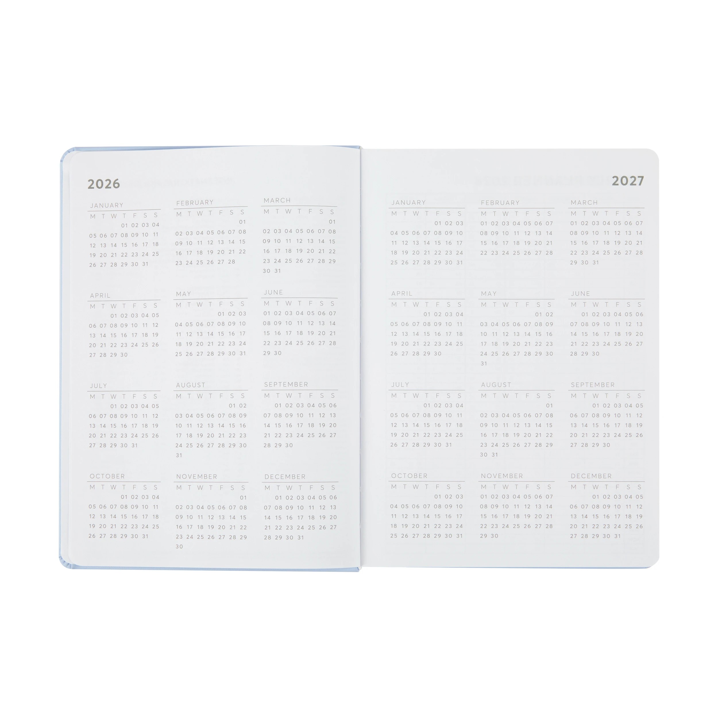 4 2026 Daily Diary - Blue, 4 of 8