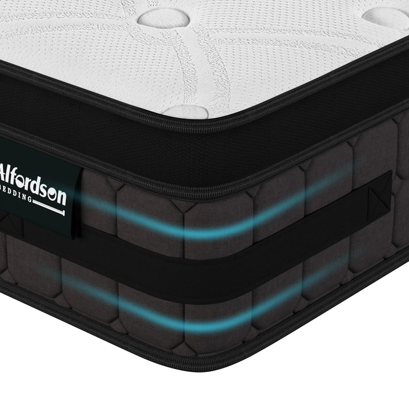 5 Alfordson Mattress 26cm Bed Spring Double-Sided Euro Top Medium Firm - King Single Bed, 5 of 9