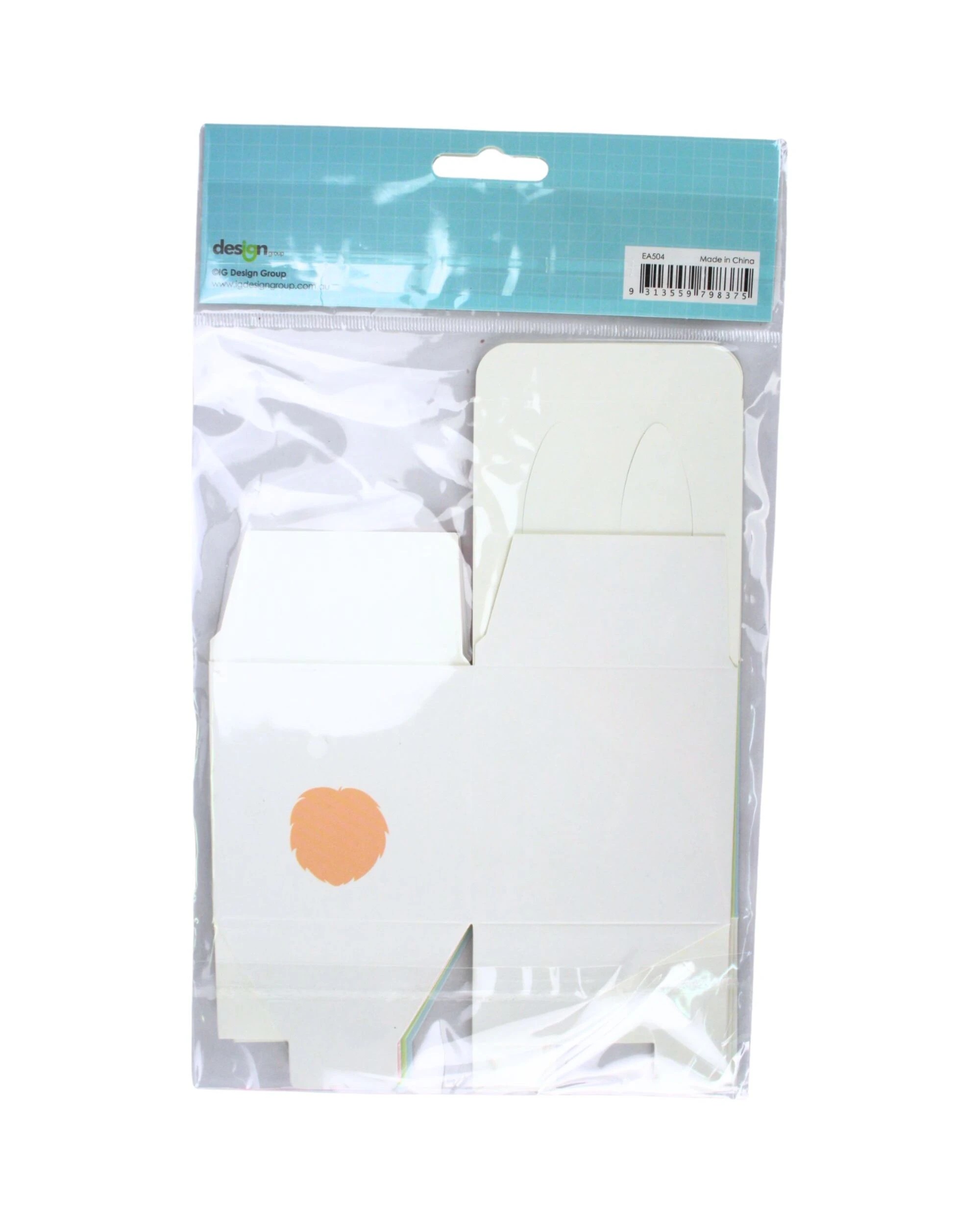 4 Design Group Bunny Rabbit Mini Lolly/Treat Boxes Pack of 4, 4 of 4