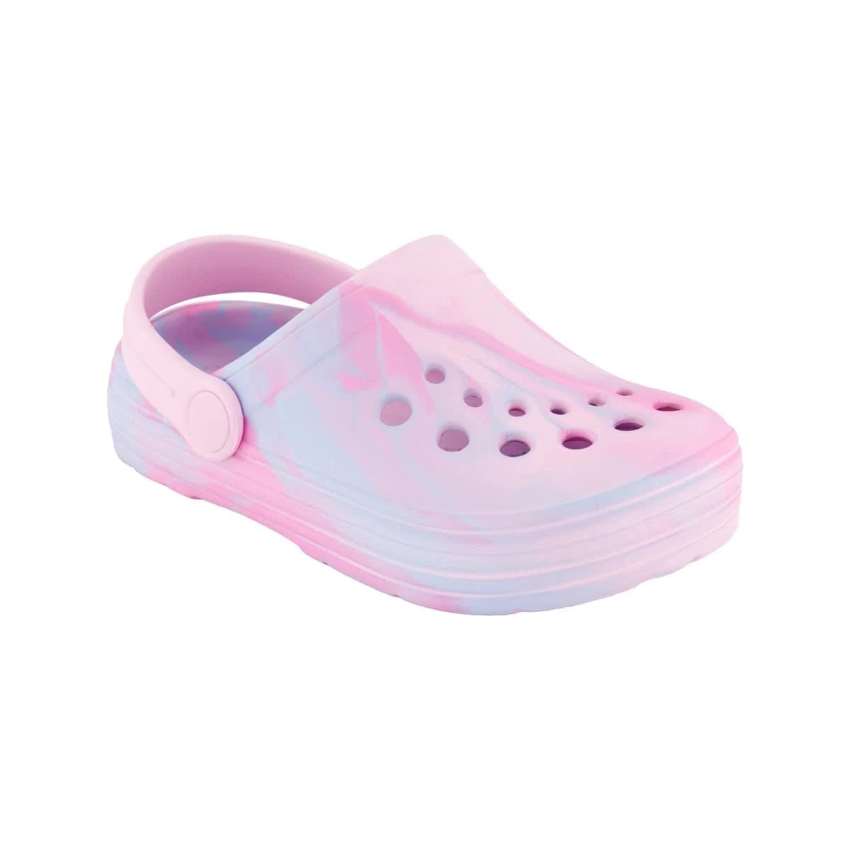 1 Junior Slip-On Clogs PINK MARBLE, 1 of 4